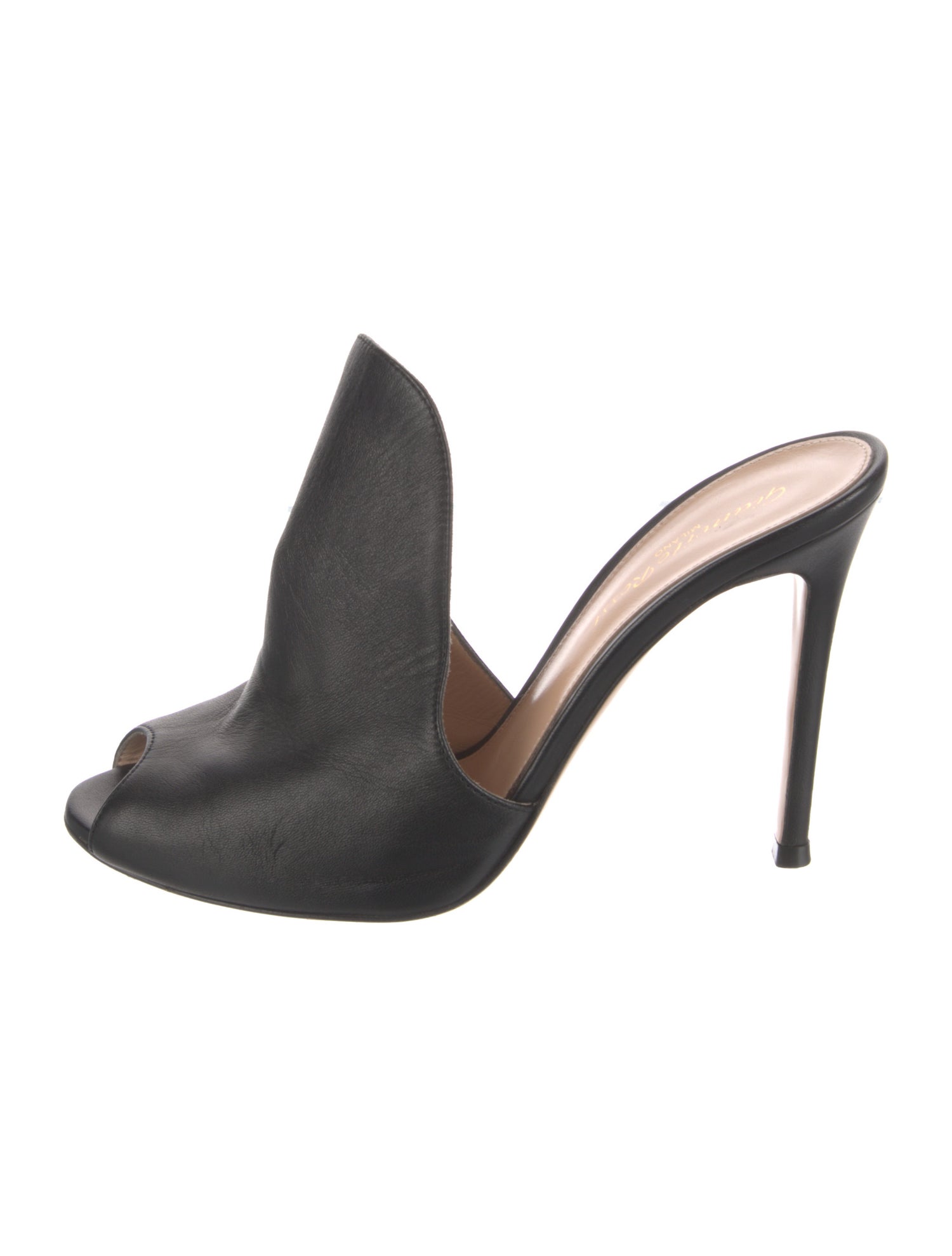Gianvito Rossi Leather Mules