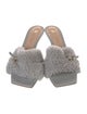Gianvito Rossi Shearling Slides
