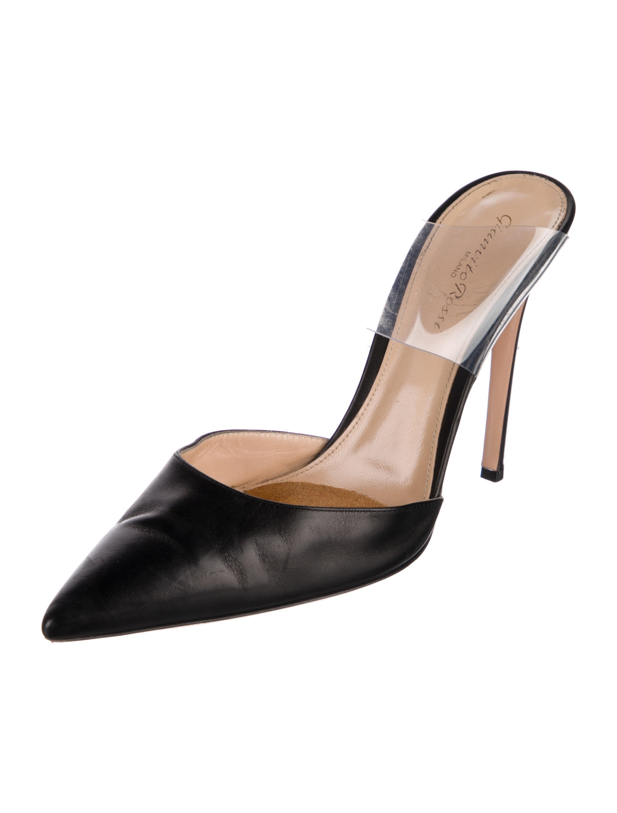 Gianvito Rossi Leather Mules