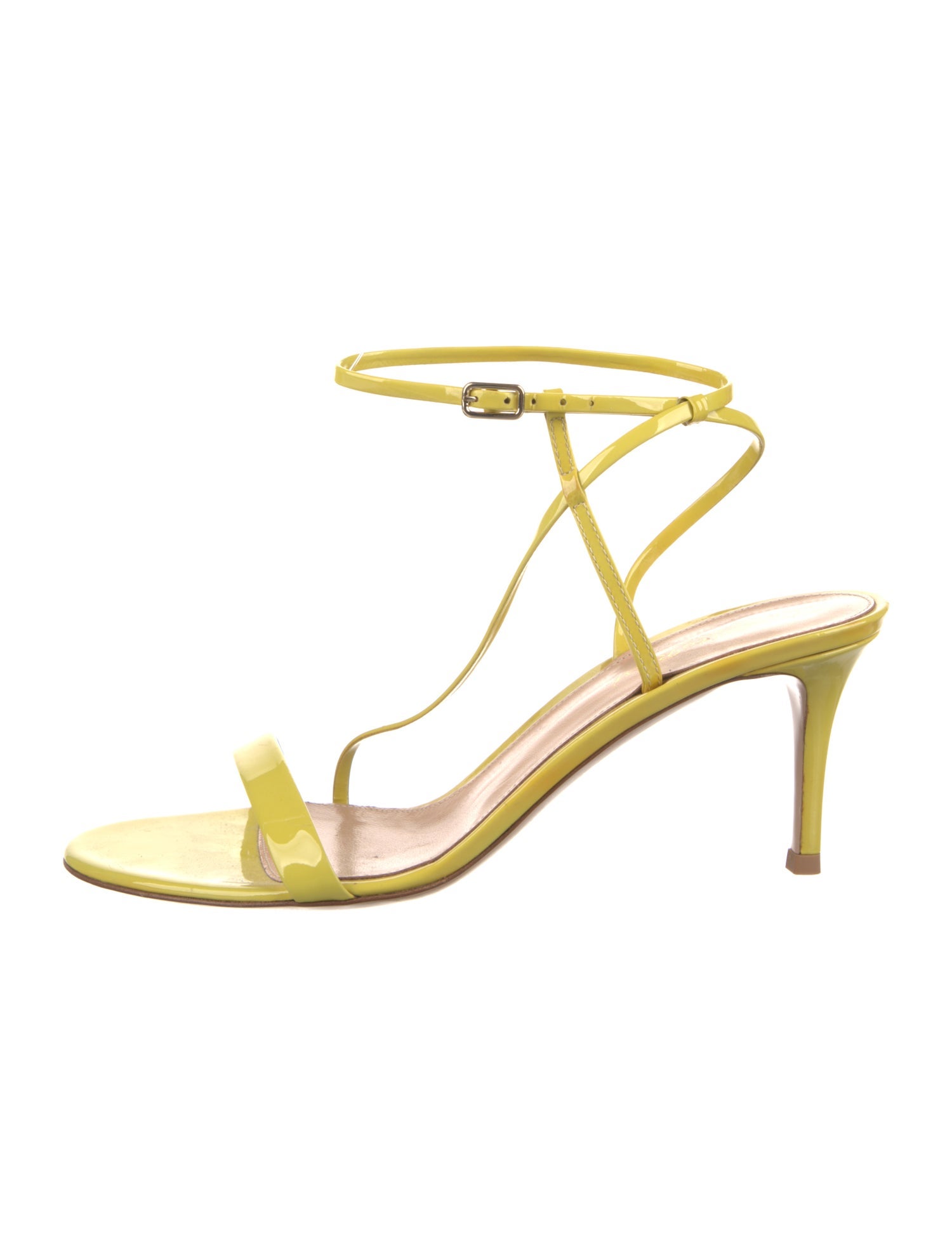 Gianvito Rossi Manhattan Patent Leather Sandals