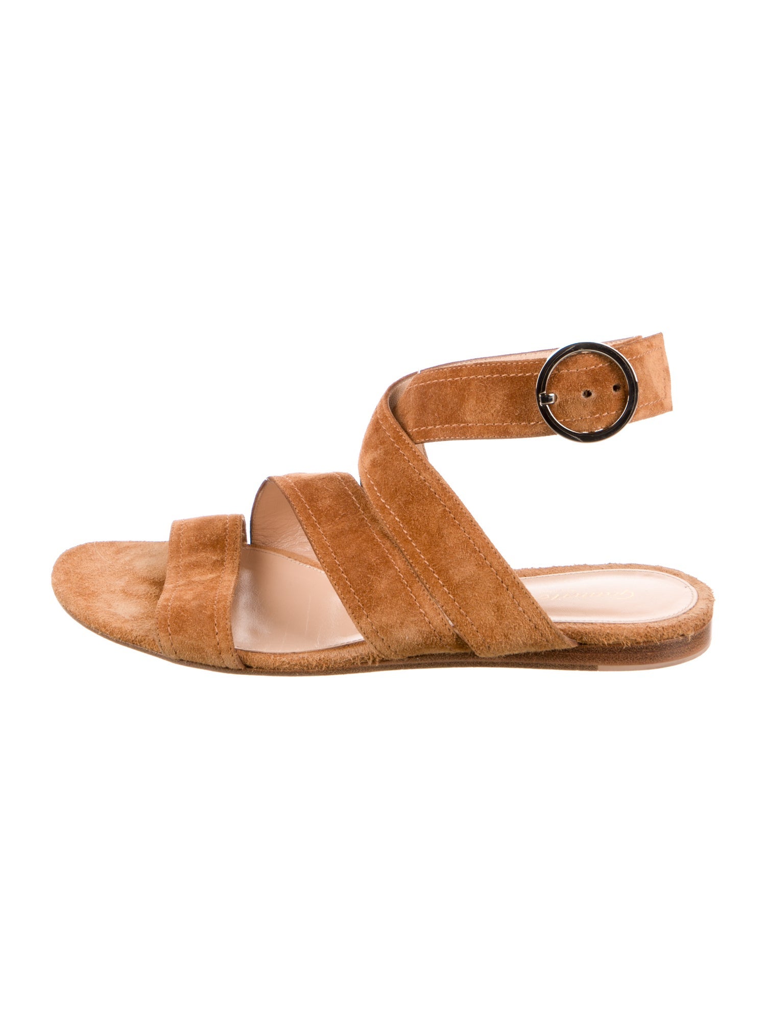 Gianvito Rossi Suede Gladiator Sandals