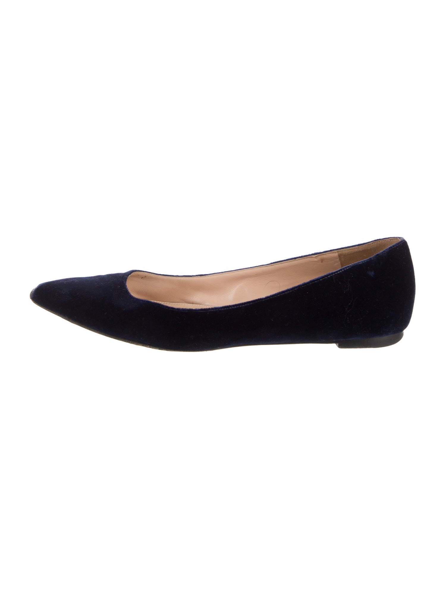 Gianvito Rossi Velvet Flats