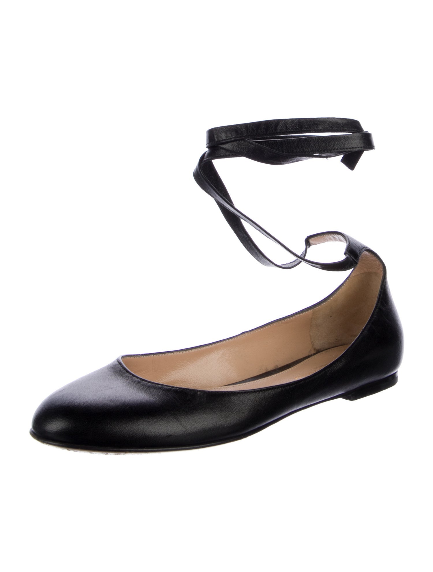 Gianvito Rossi Leather Ballet Flats