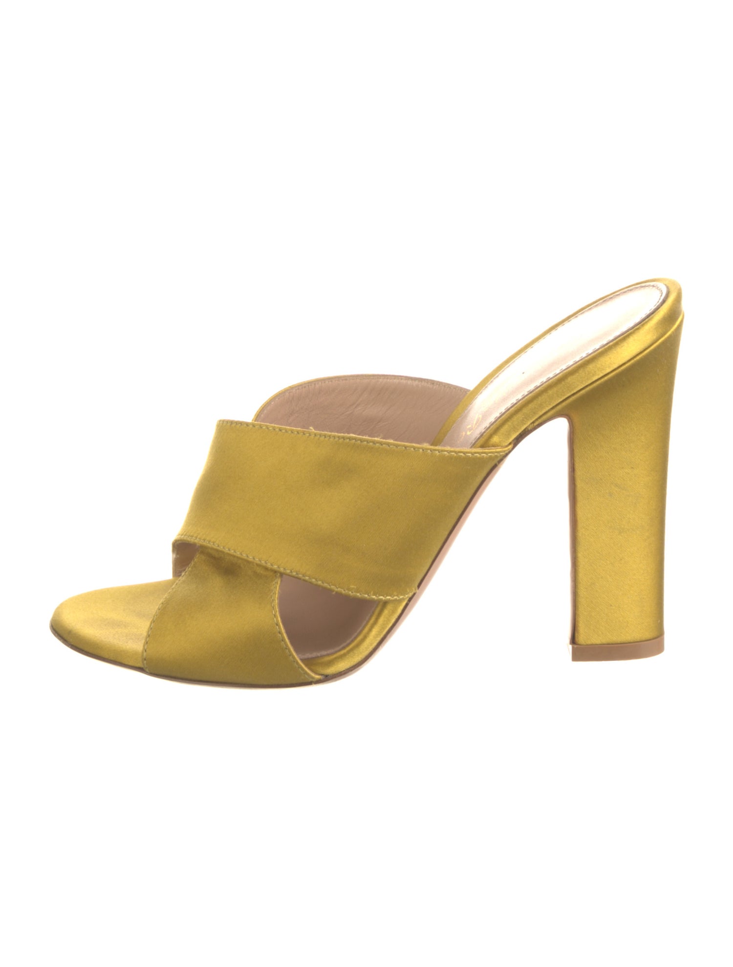 Gianvito Rossi Satin Mules
