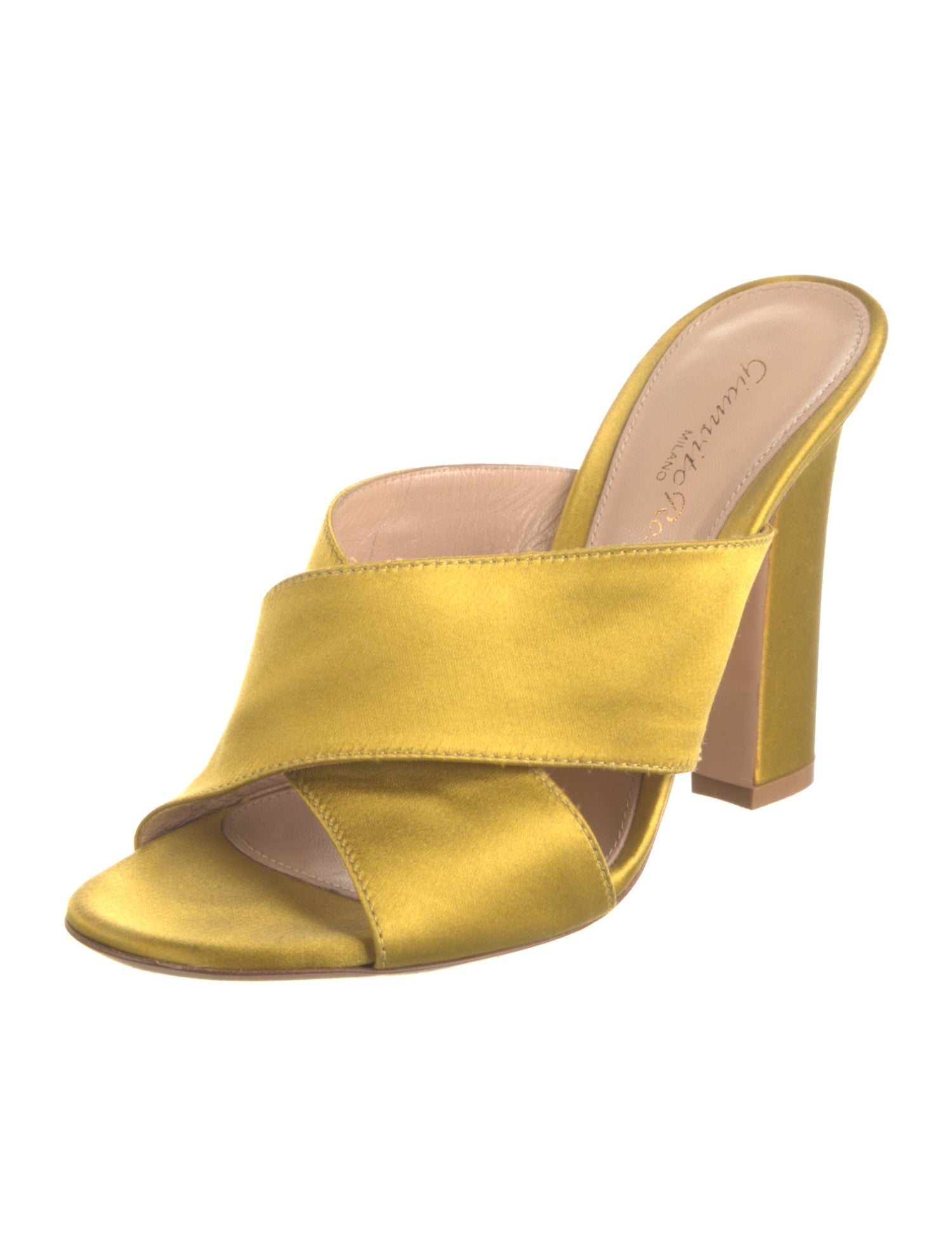 Gianvito Rossi Satin Mules