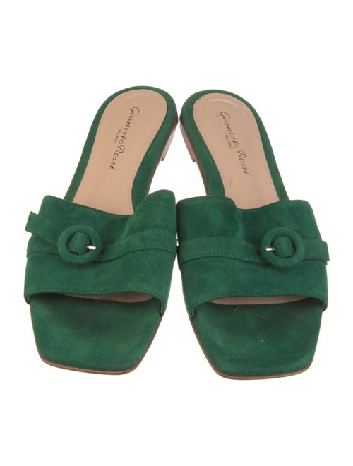 Gianvito Rossi Suede Slides