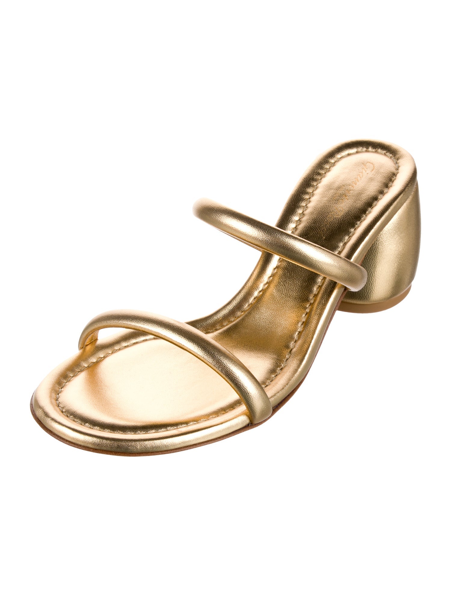 Gianvito Rossi Leather Slides