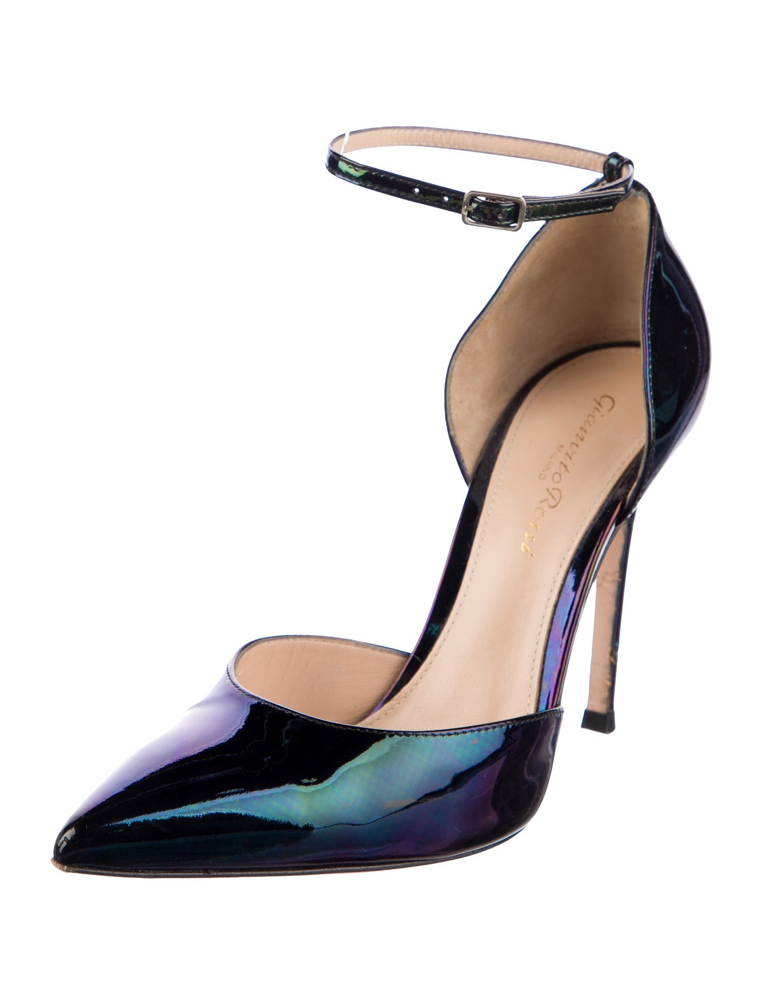 Gianvito Rossi Patent Leather D'Orsay Pumps