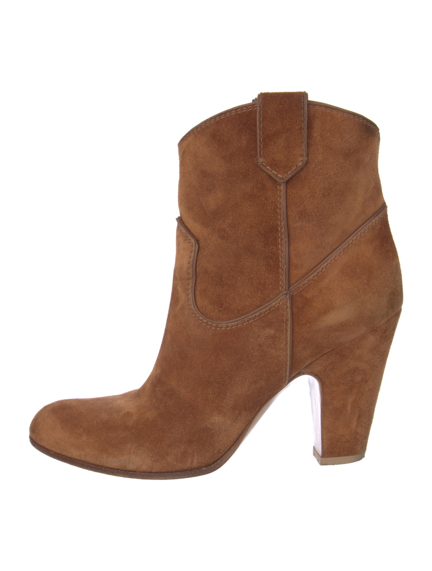Gianvito Rossi Suede Western Boots