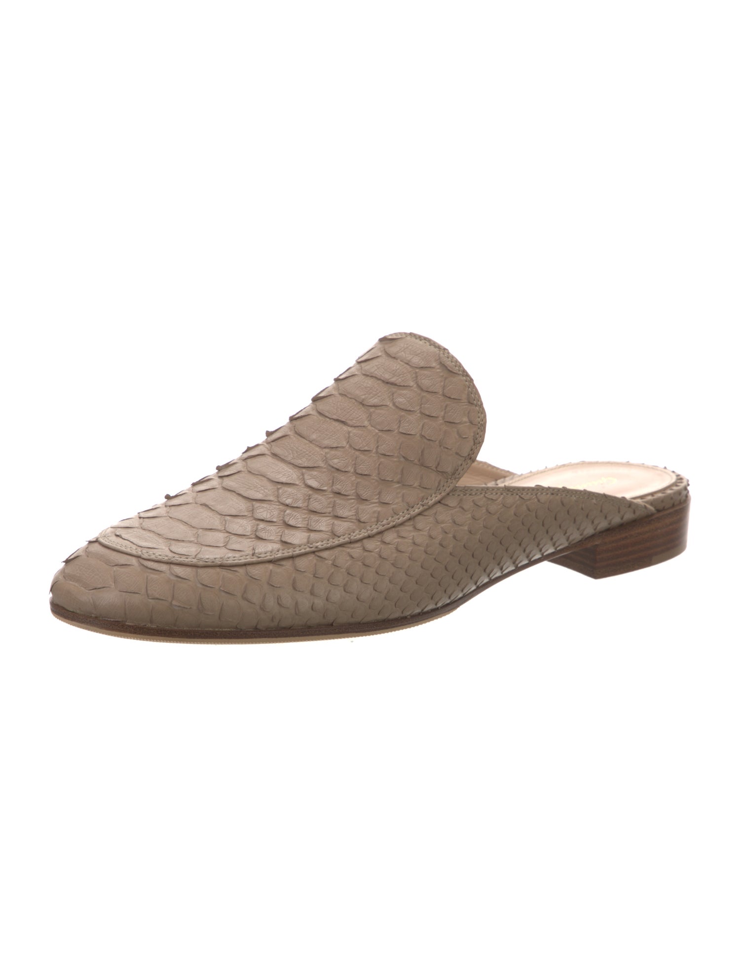 Gianvito Rossi Python Mules