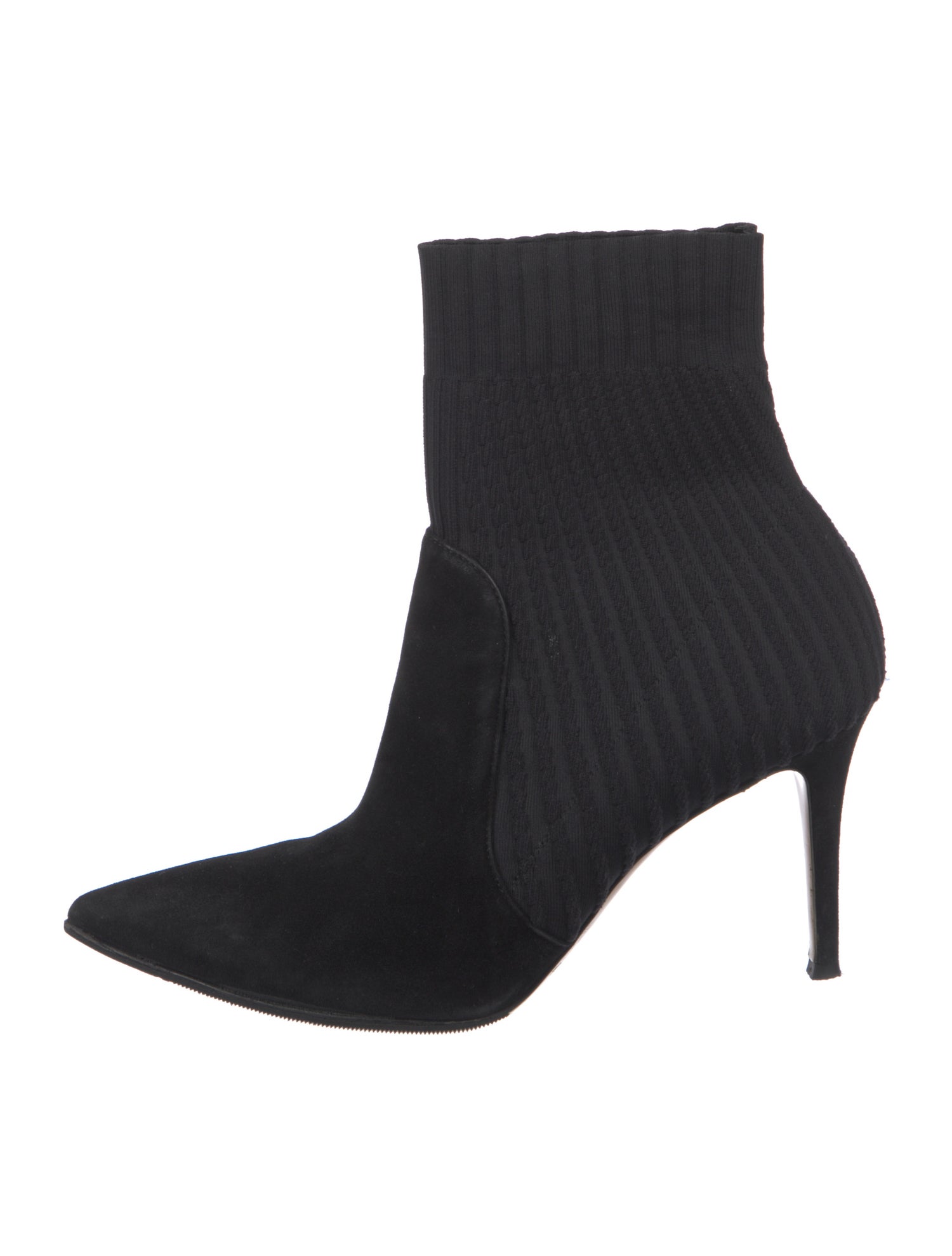 Gianvito Rossi Suede Sock Boots