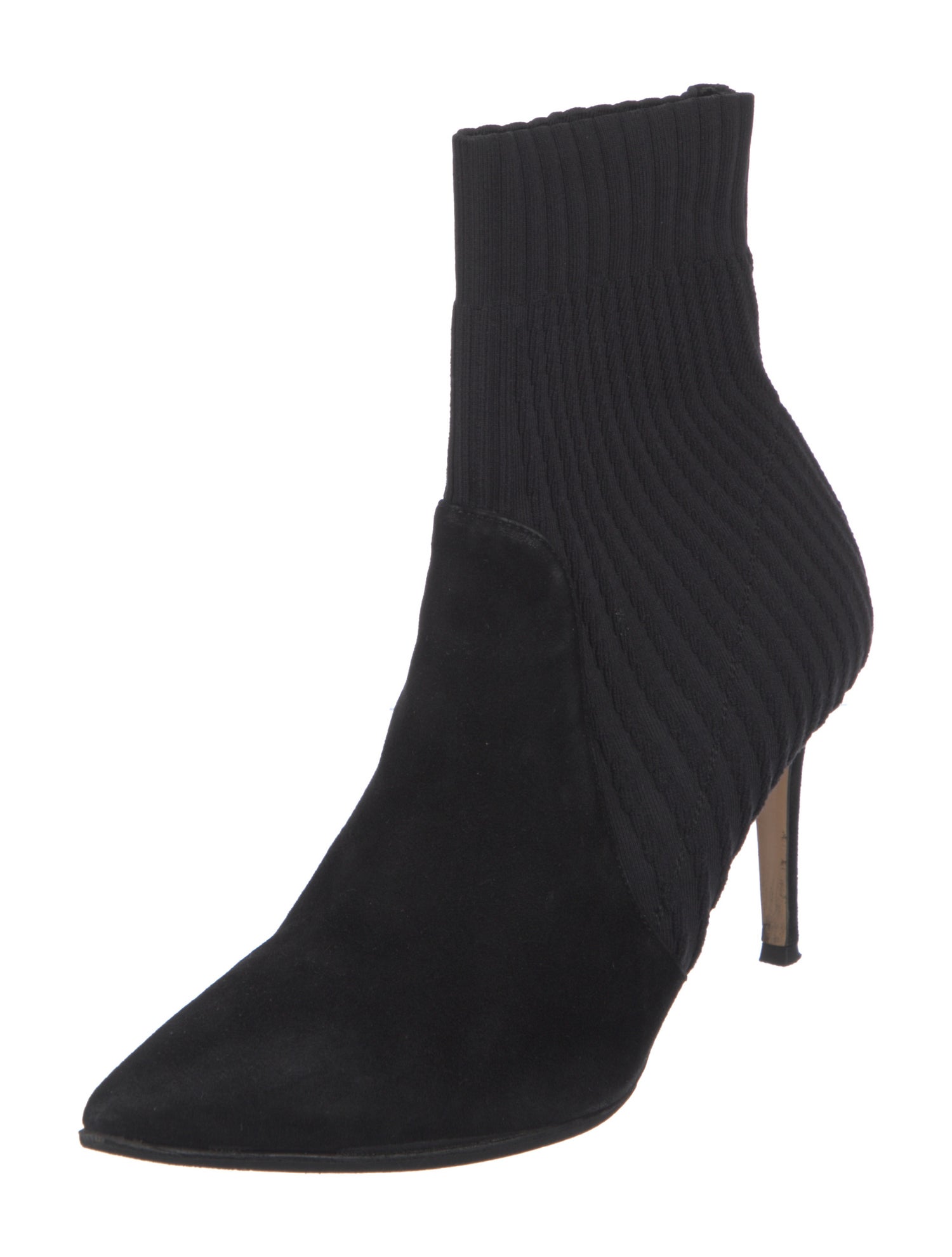 Gianvito Rossi Suede Sock Boots
