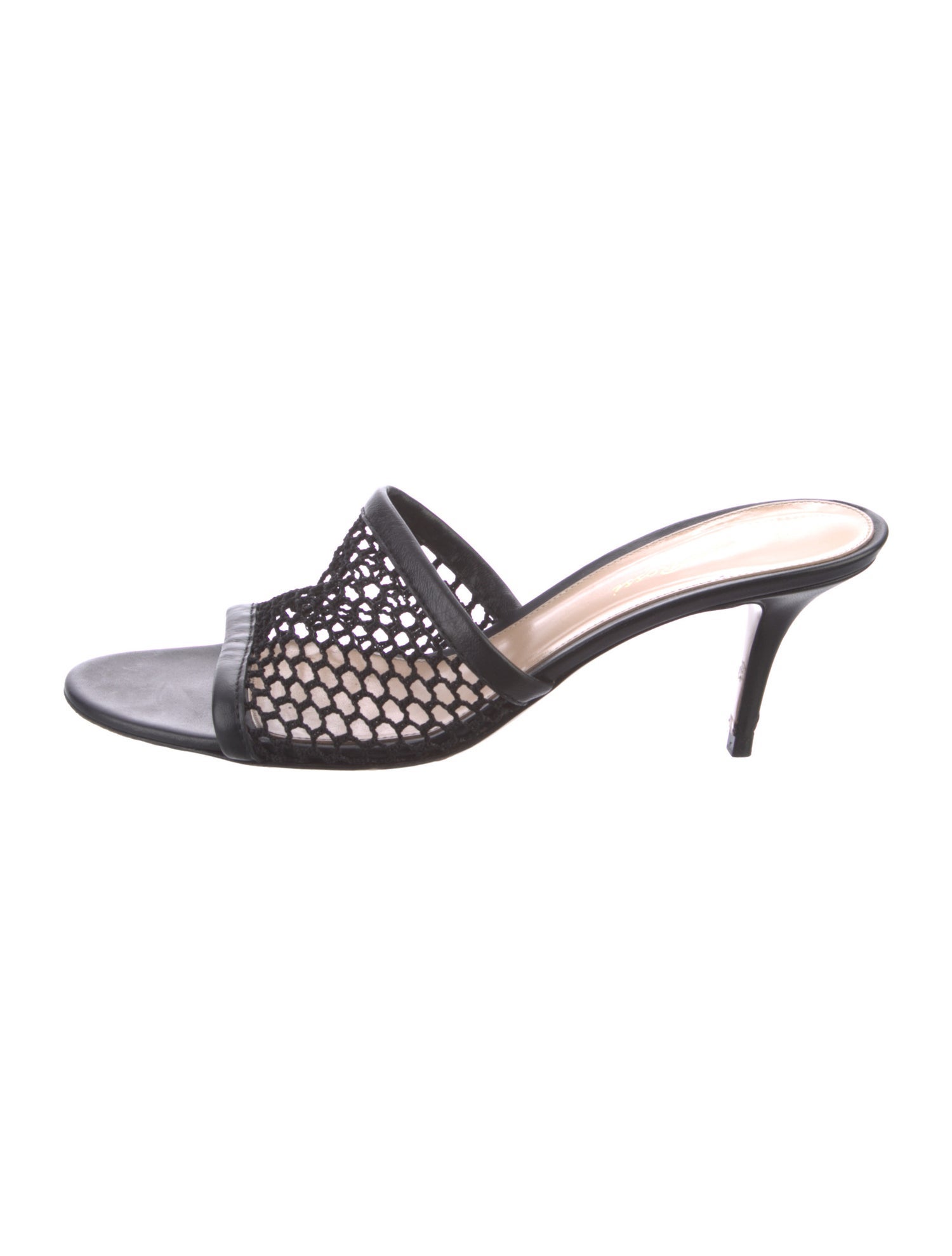 Gianvito Rossi Leather Slides