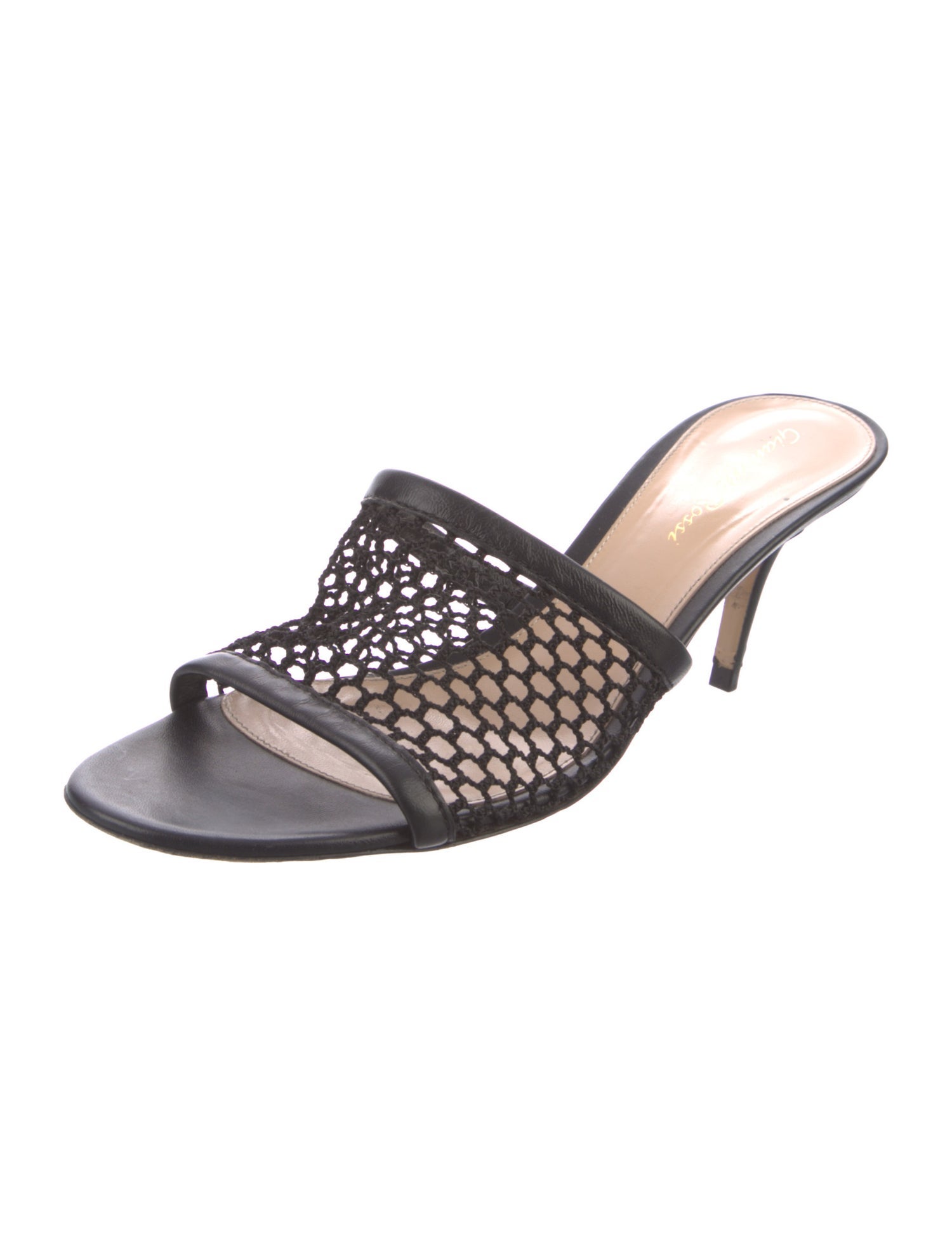 Gianvito Rossi Leather Slides