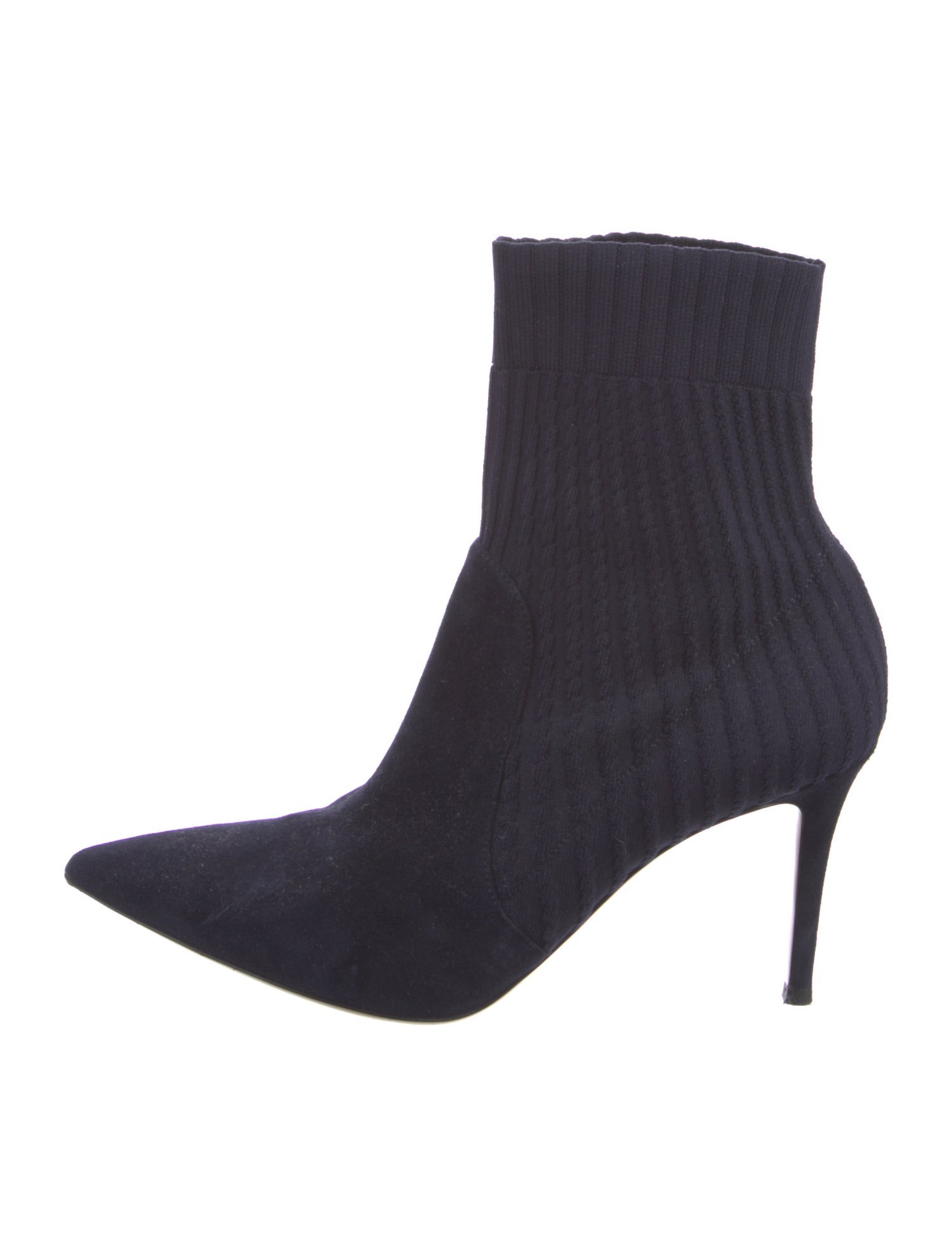 Gianvito Rossi Suede Sock Boots