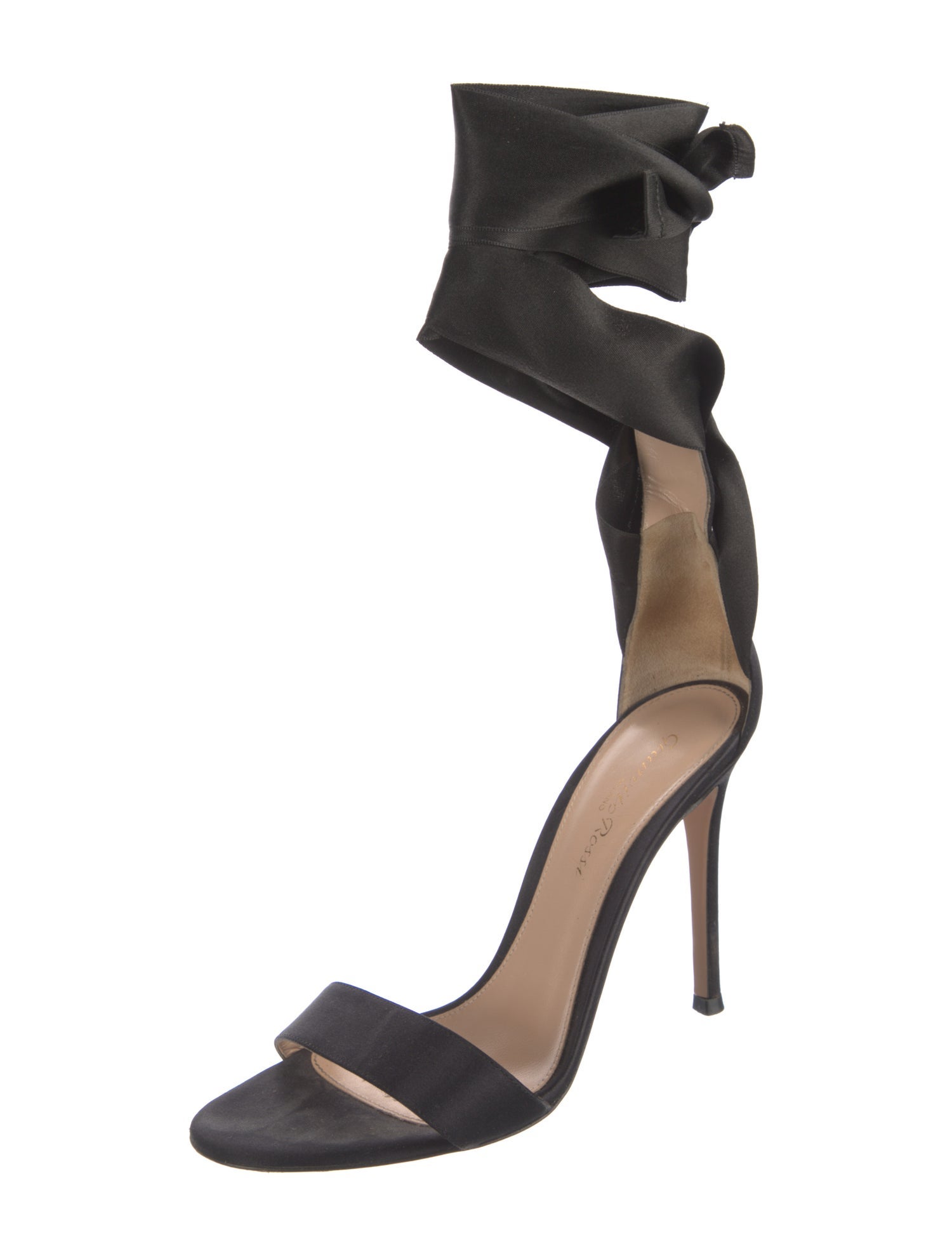 Gianvito Rossi Satin Gladiator Sandals