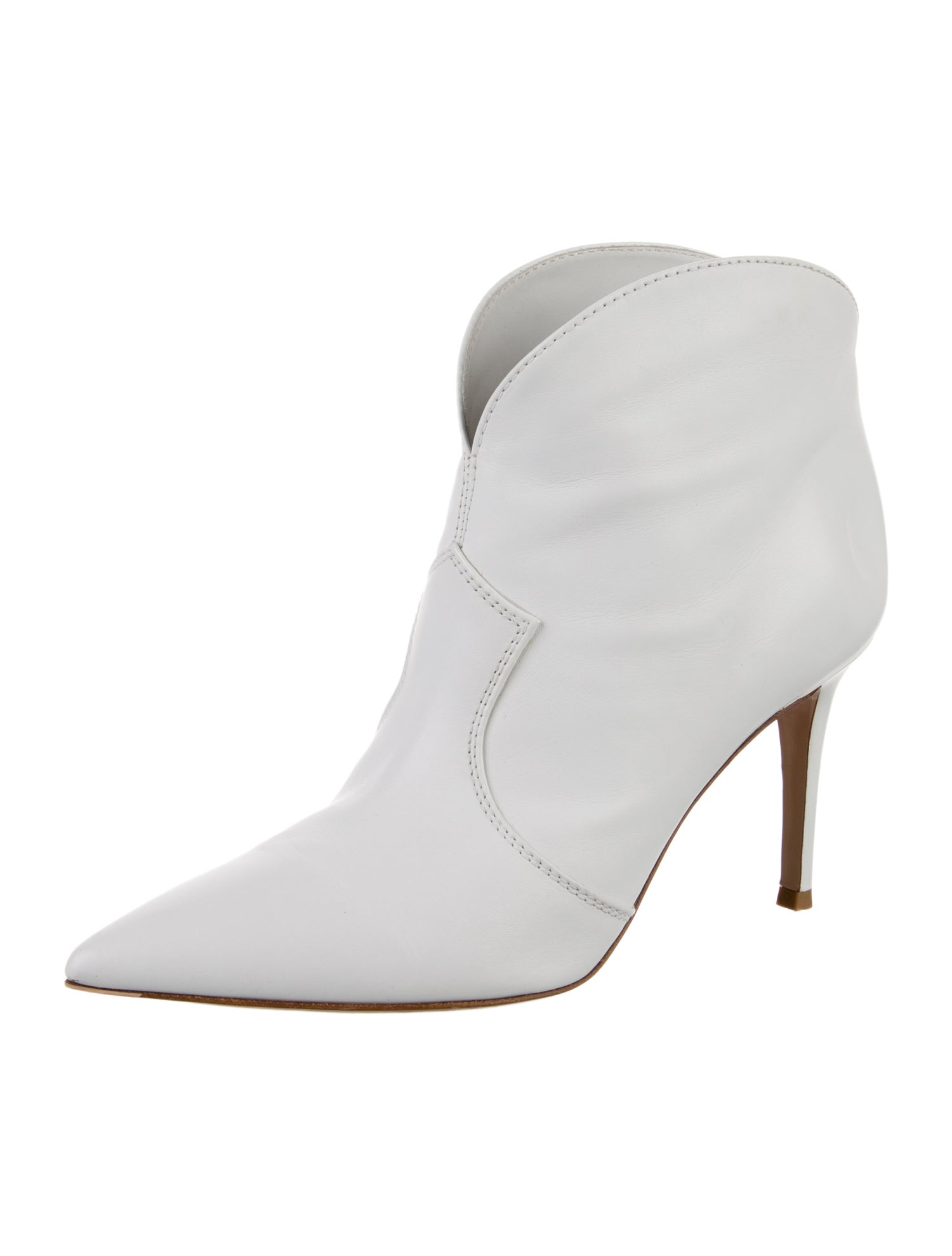 Gianvito Rossi Leather Western Boots