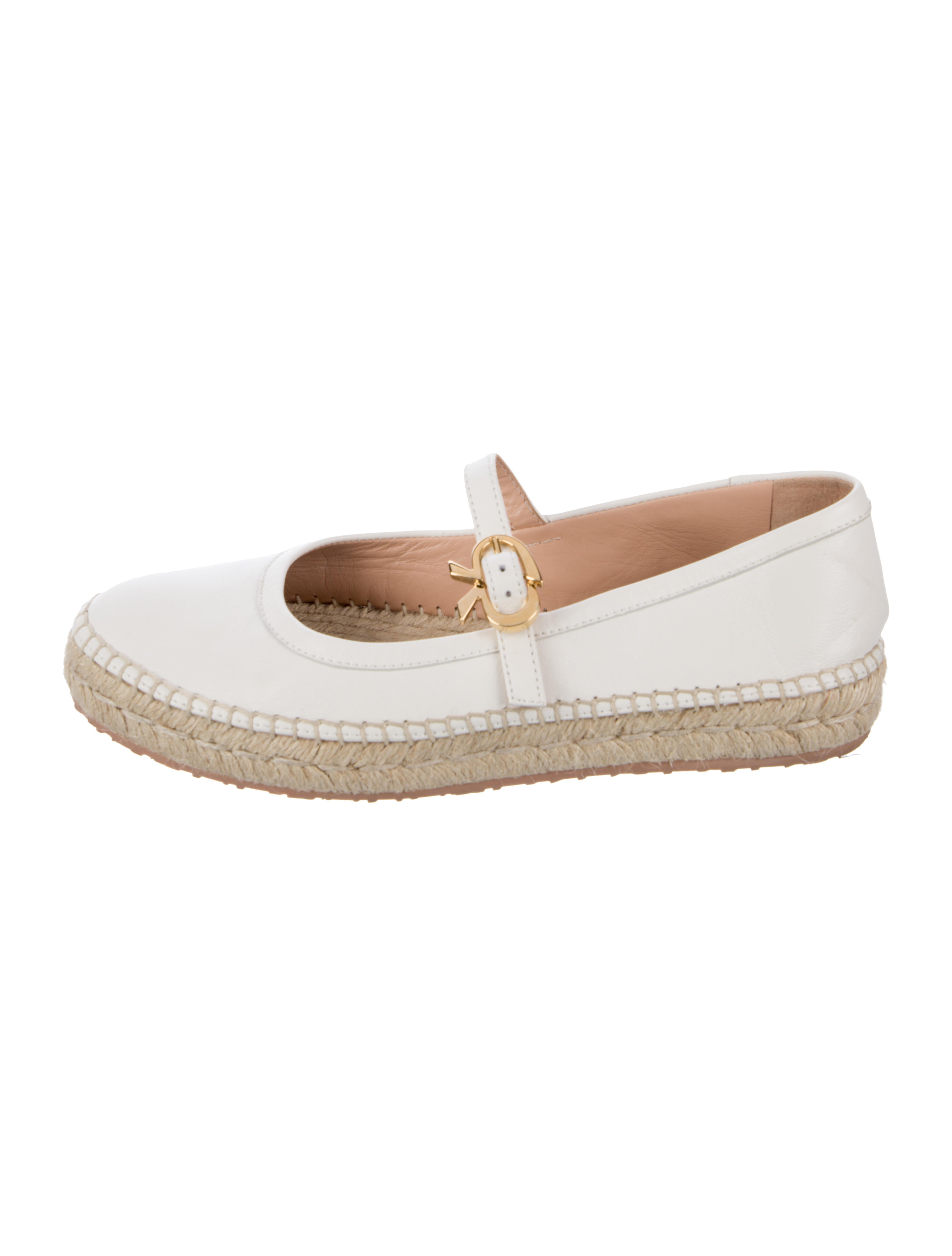 Gianvito Rossi Leather Espadrilles