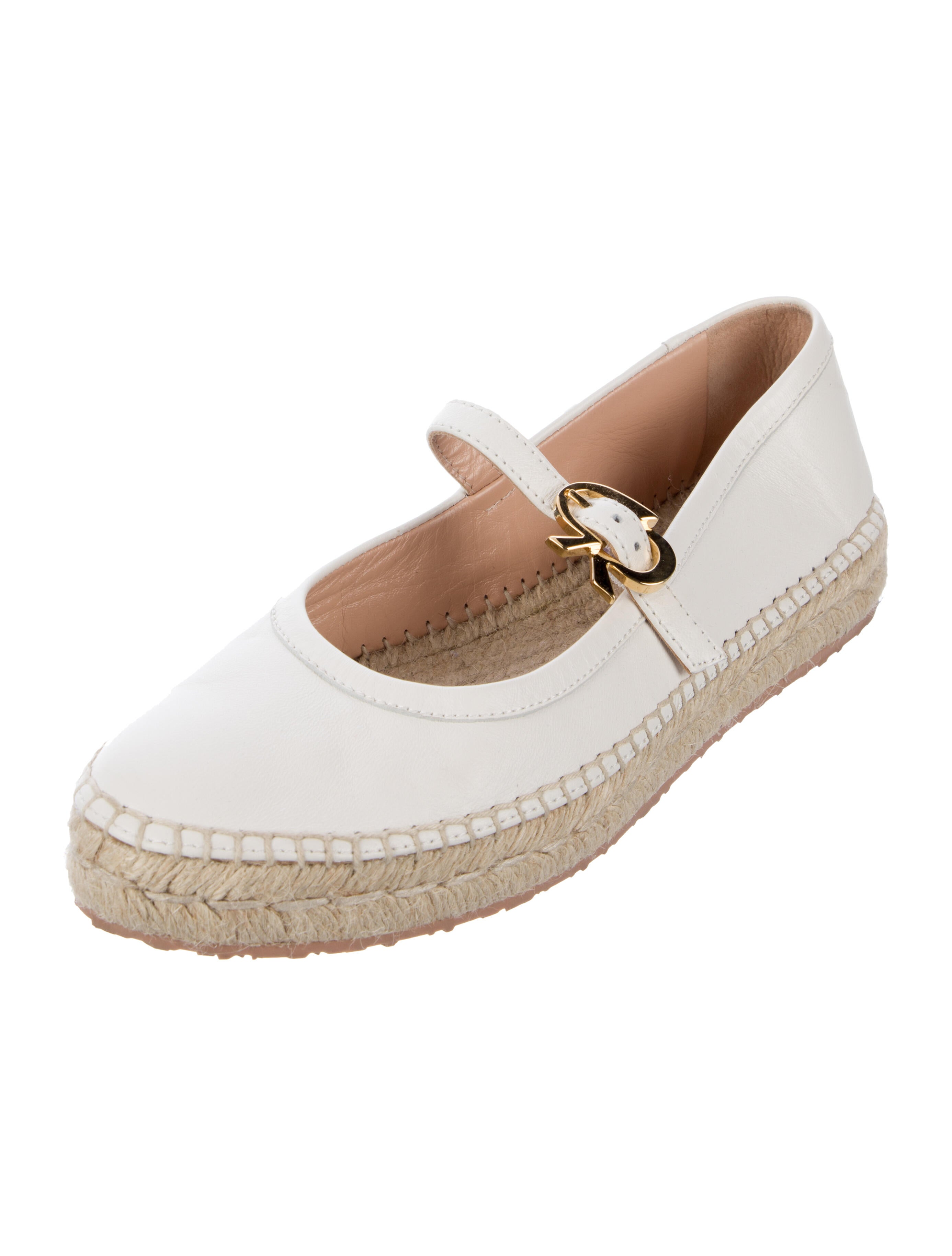 Gianvito Rossi Leather Espadrilles