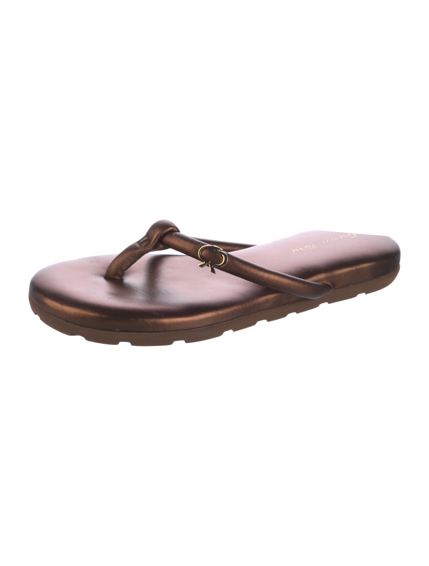 Gianvito Rossi Leather Slides