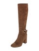 Gianvito Rossi Suede Riding Boots