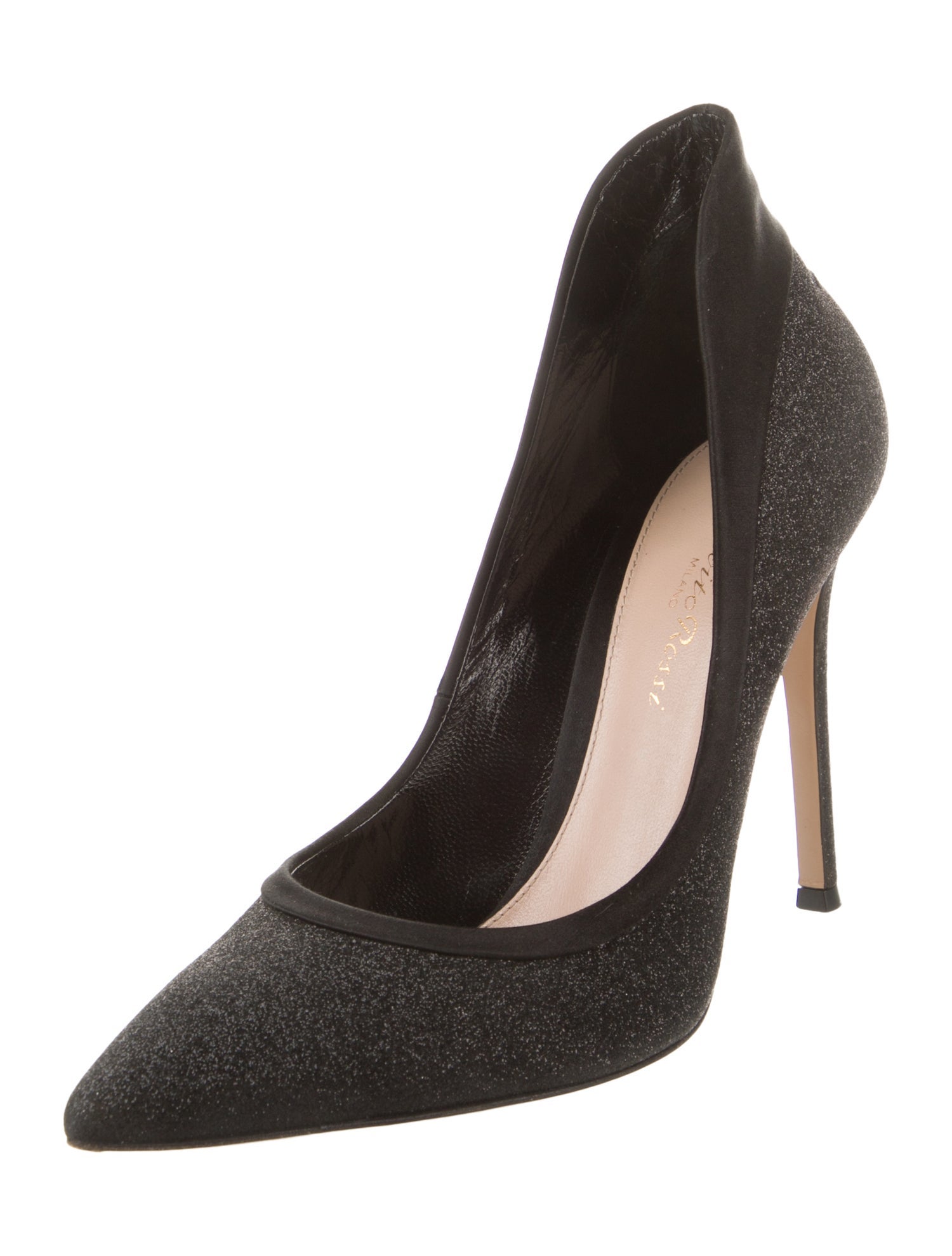 Gianvito Rossi Glitter Glitter Accents Pumps