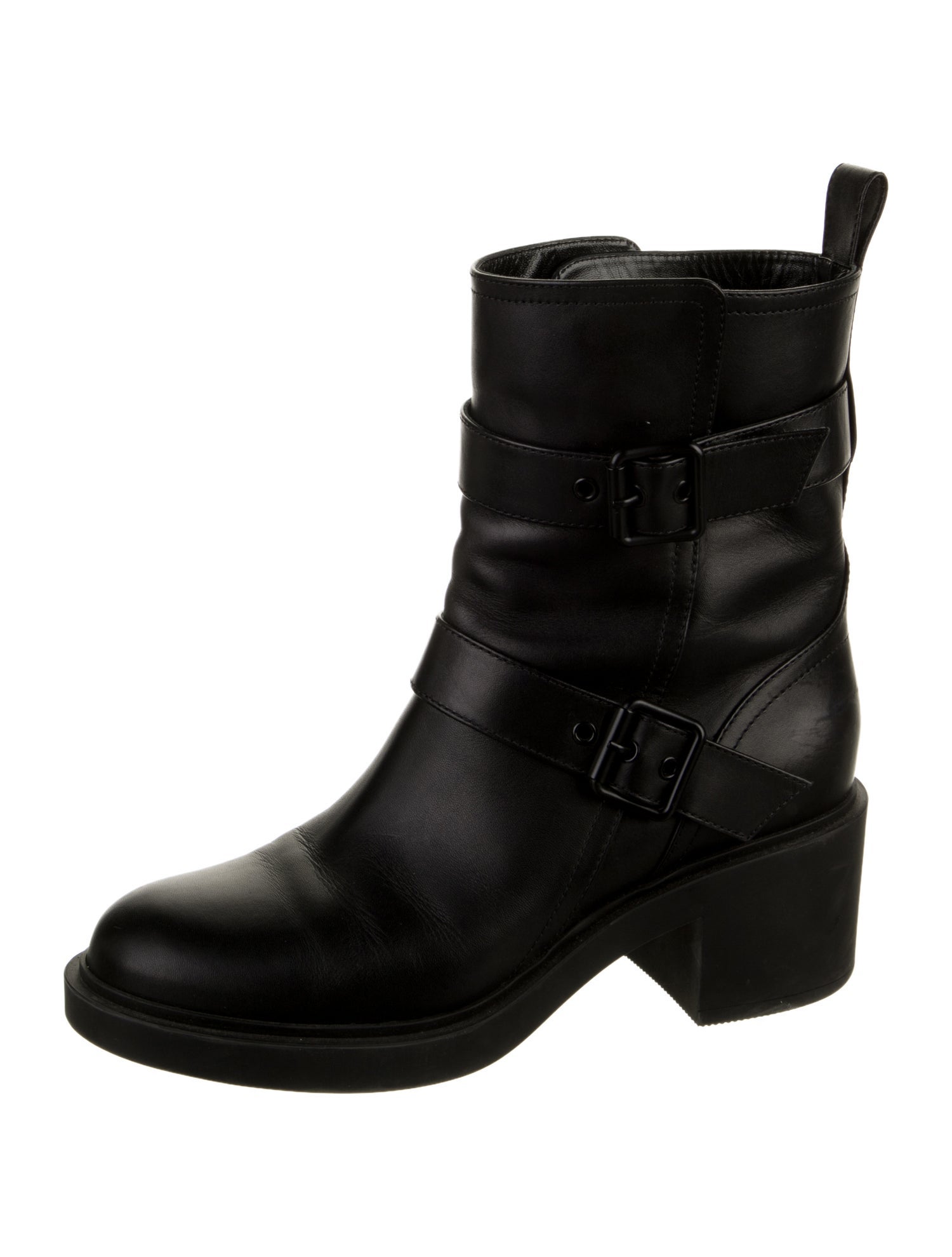 Gianvito Rossi Leather Moto Boots