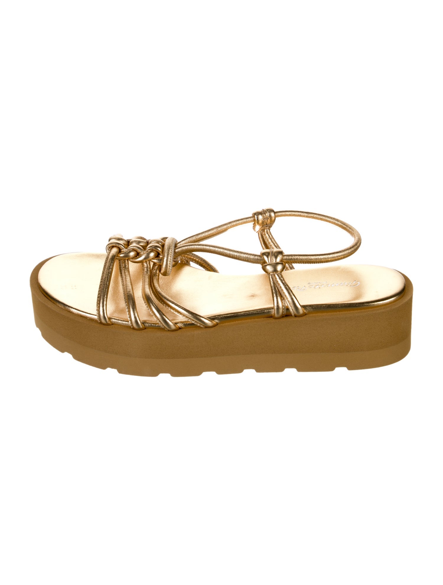 Gianvito Rossi Leather Slingback Sandals