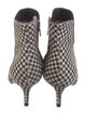 Gianvito Rossi Ponyhair Houndstooth Print Sock Boots