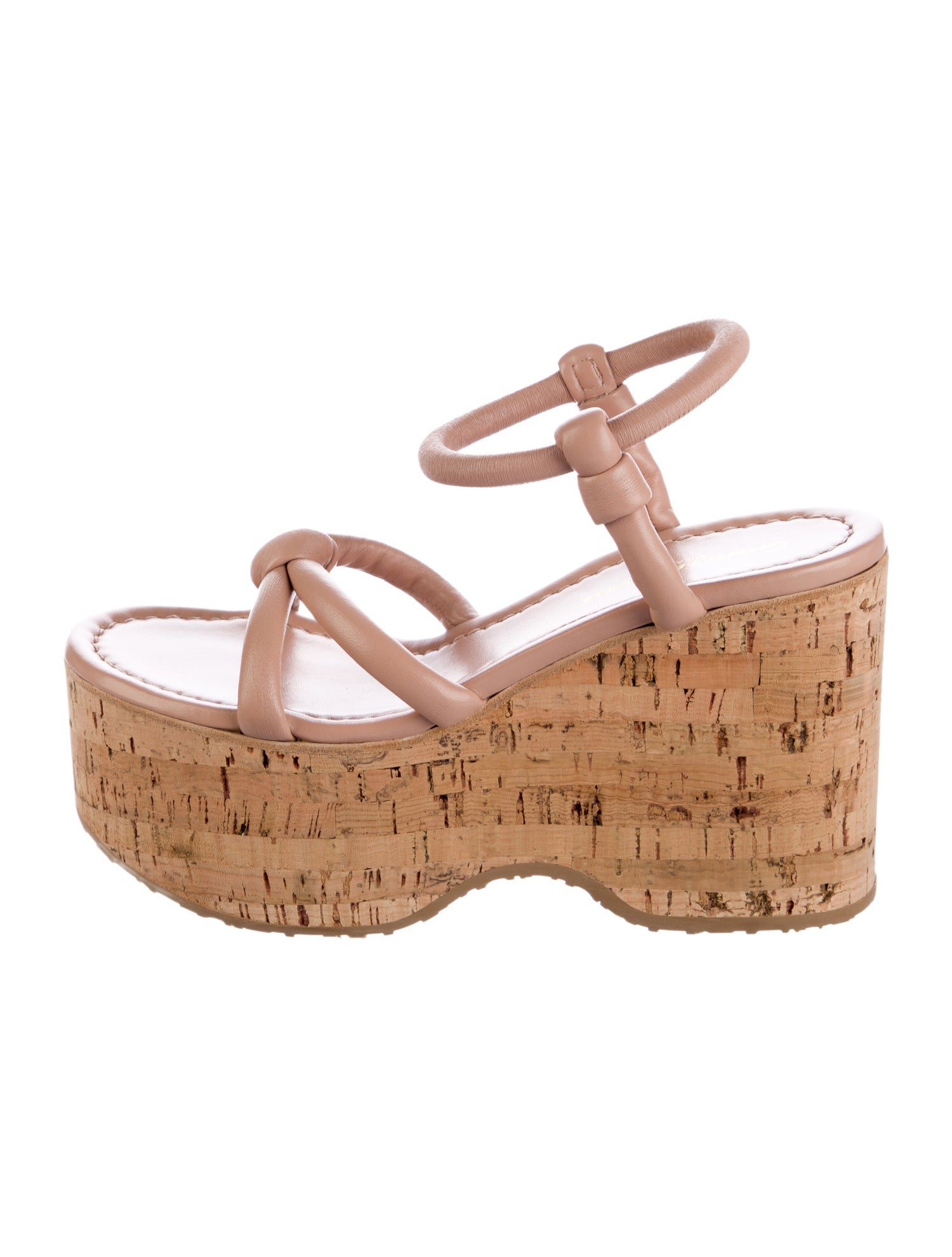 Gianvito Rossi Leather Slingback Sandals