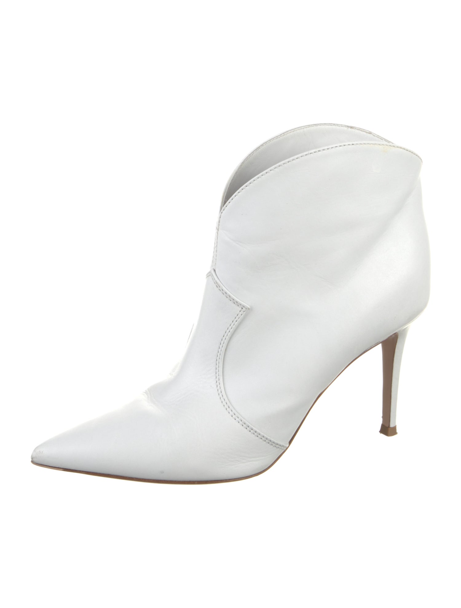 Gianvito Rossi Leather Western Boots