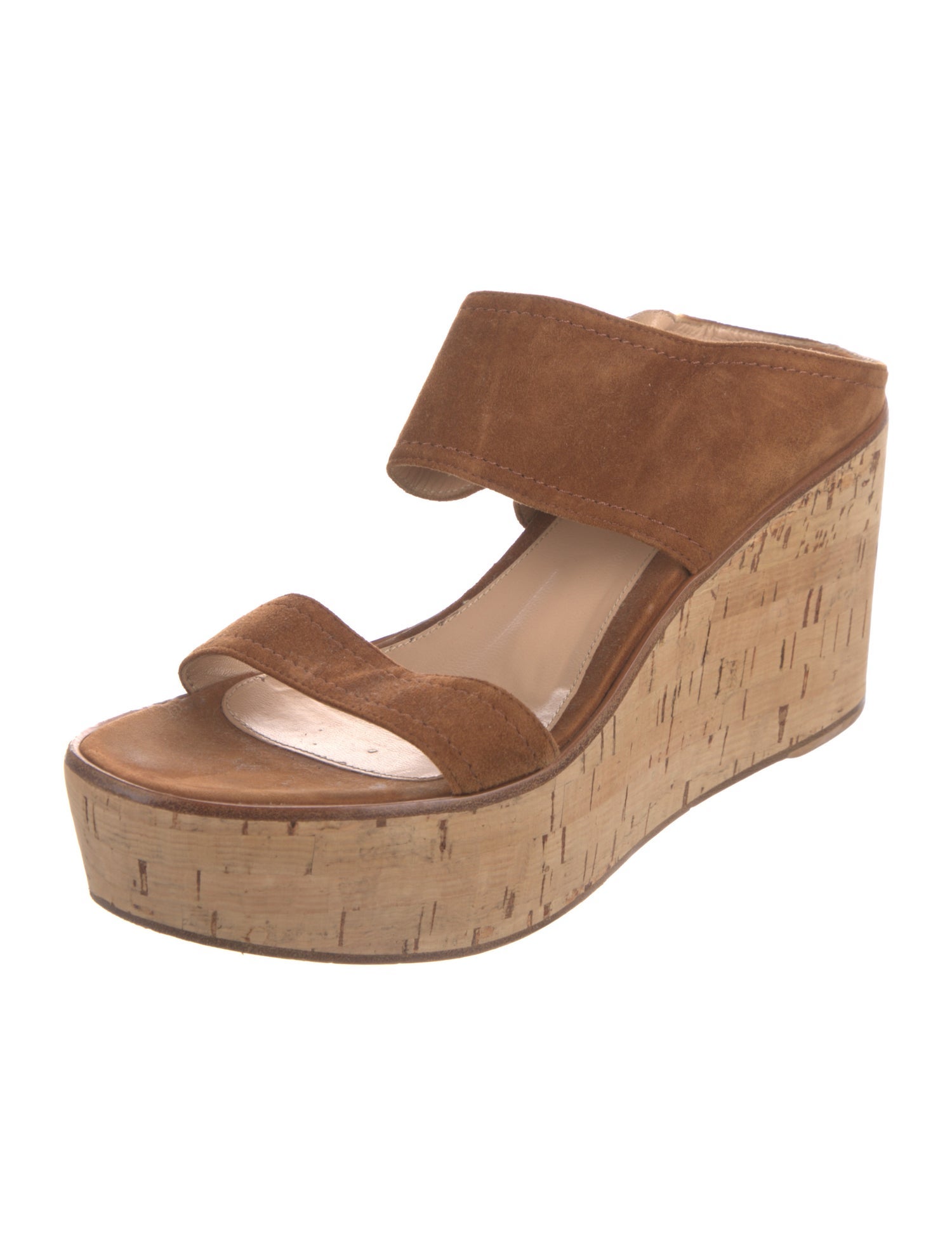 Gianvito Rossi Suede Slides