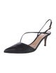 Gianvito Rossi Leather T-Strap Pumps
