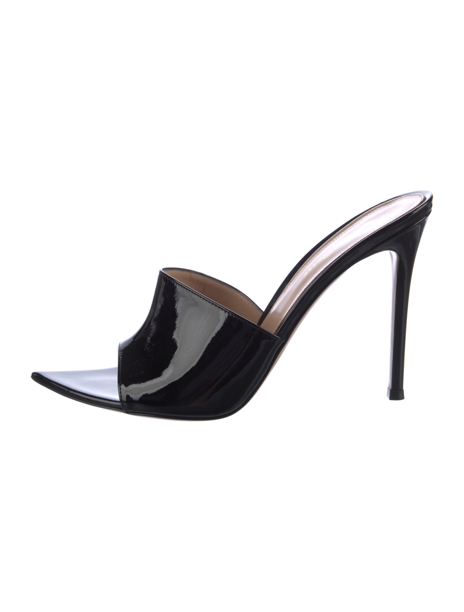 Gianvito Rossi Patent Leather Mules