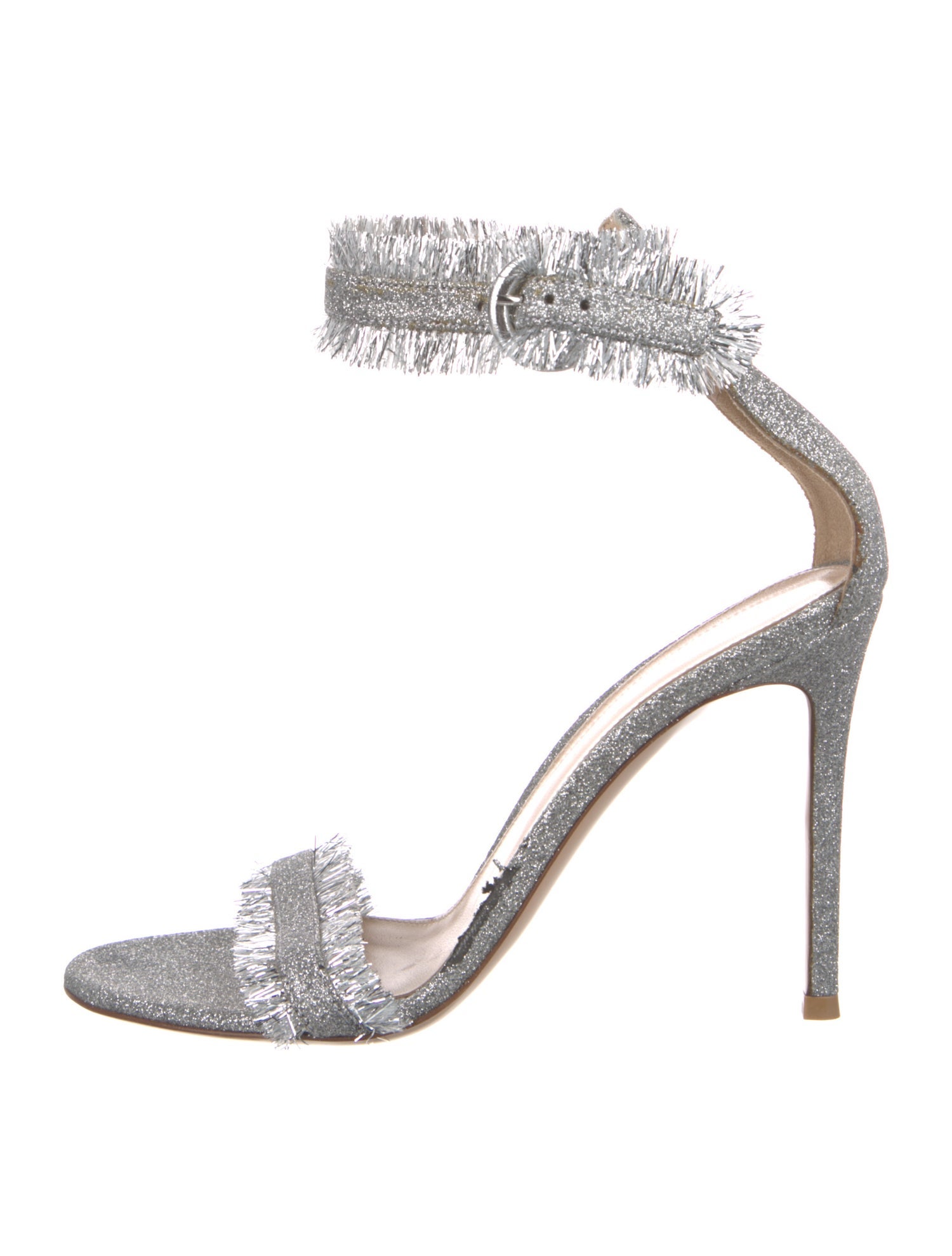 Gianvito Rossi Glitter Glitter Accents Sandals