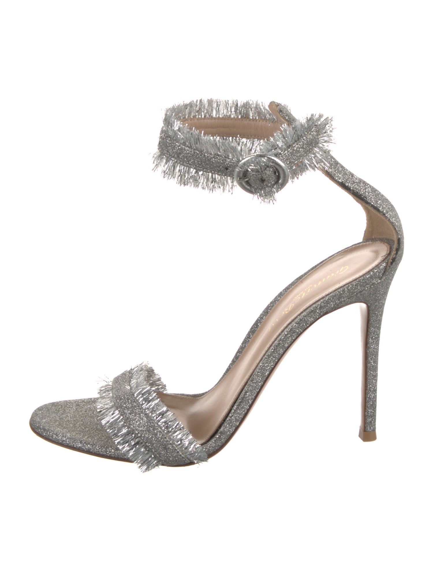 Gianvito Rossi Glitter Glitter Accents Sandals