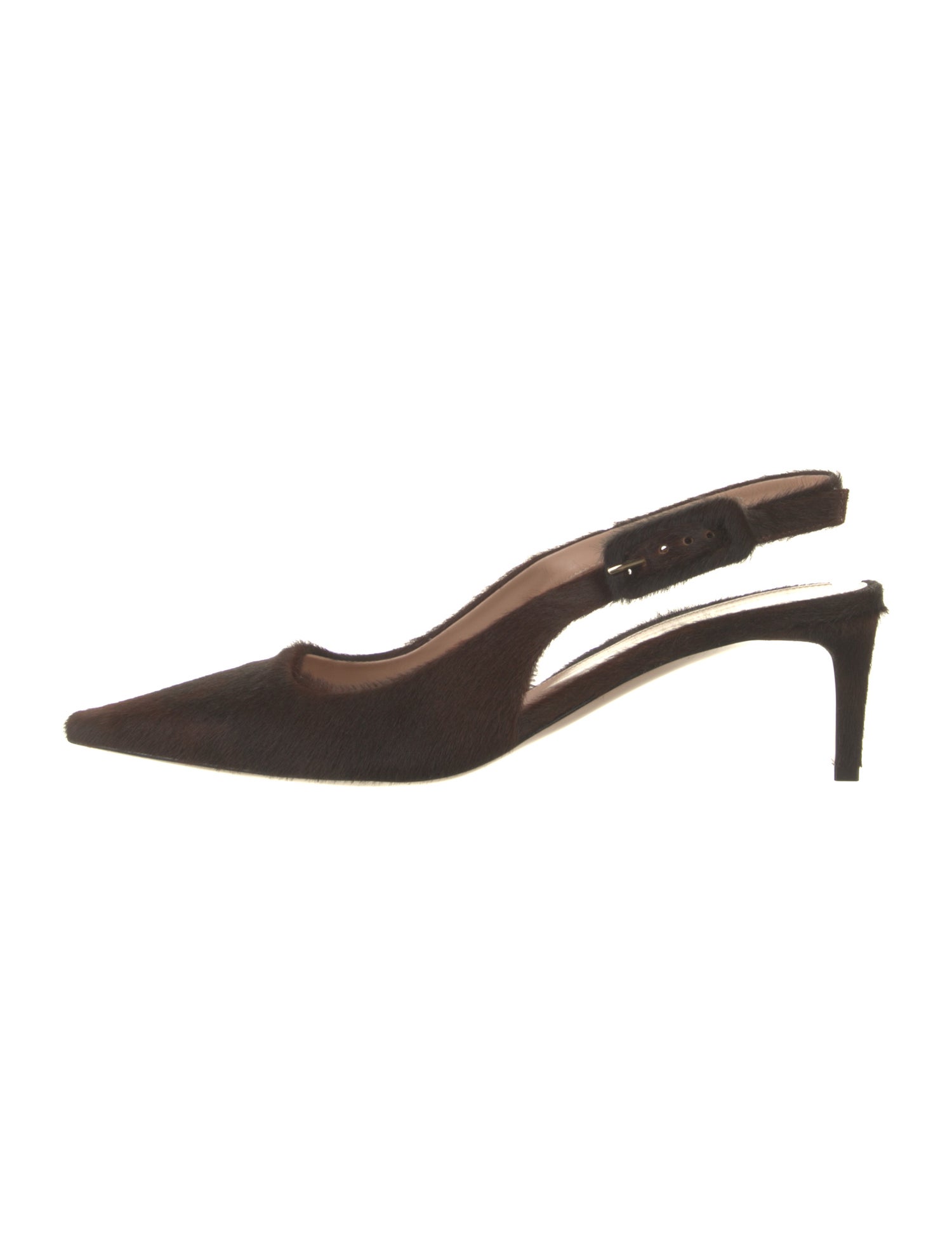 Gianvito Rossi Ponyhair Slingback Pumps