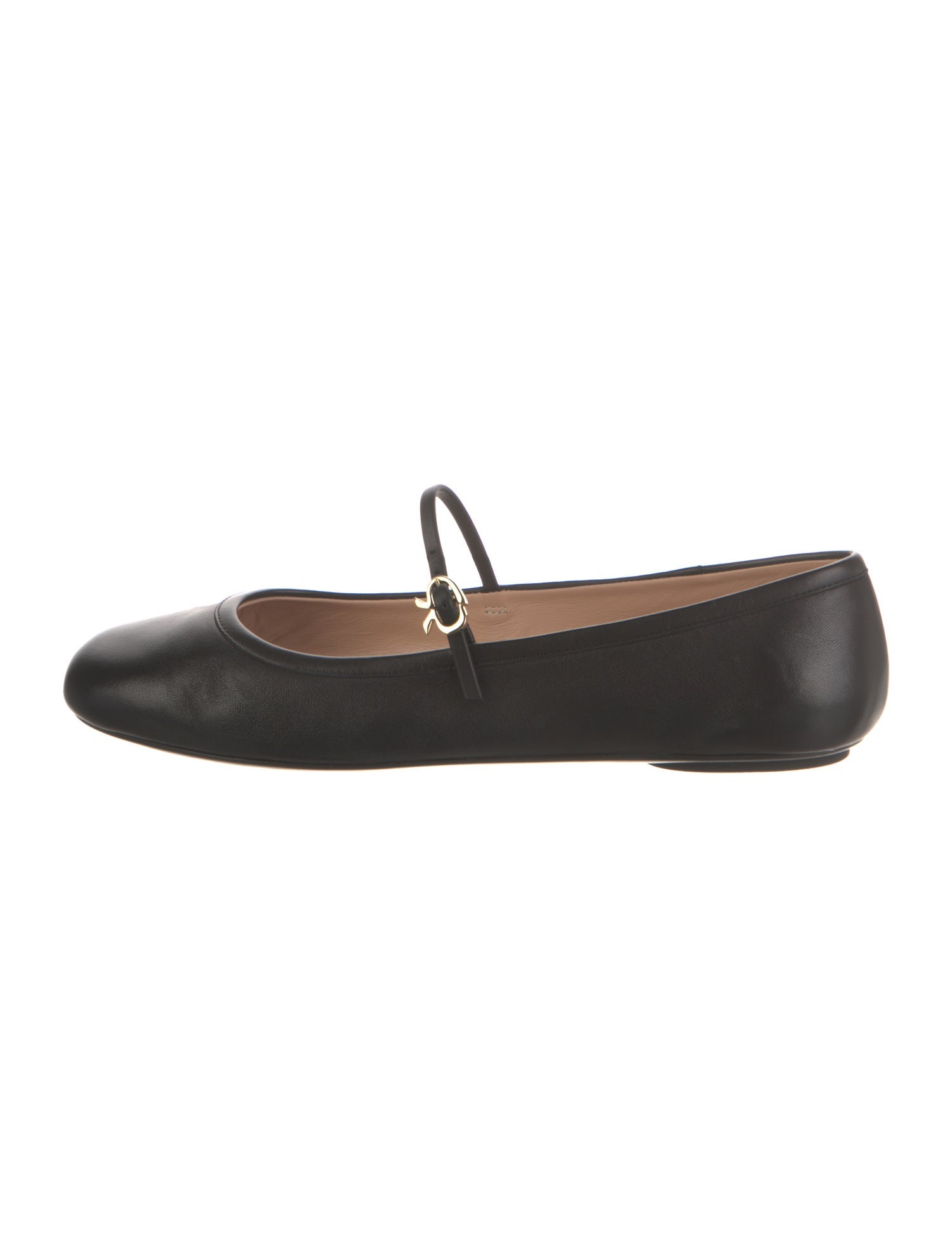 Gianvito Rossi Leather Mary Jane Flats