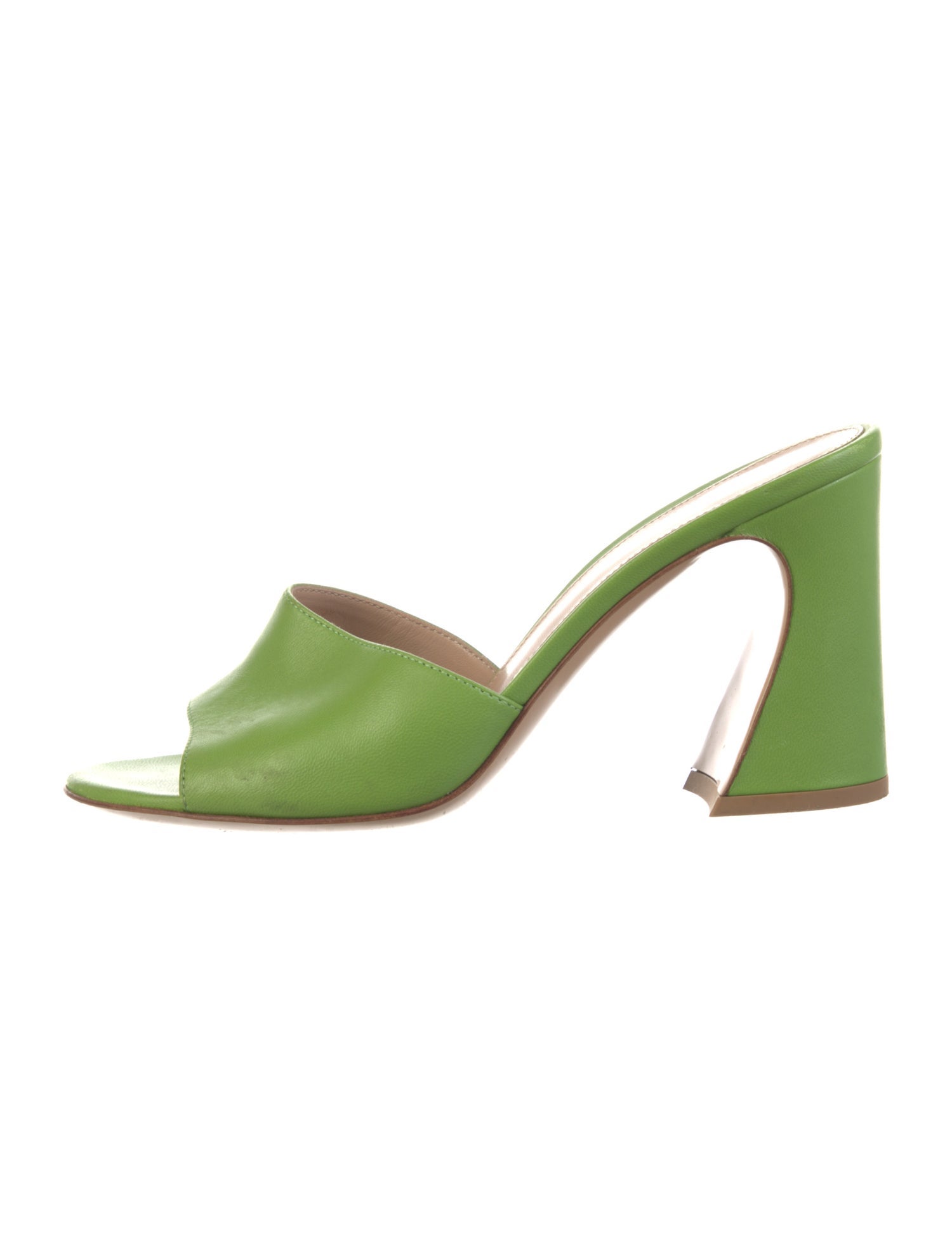 Gianvito Rossi Leather Slides