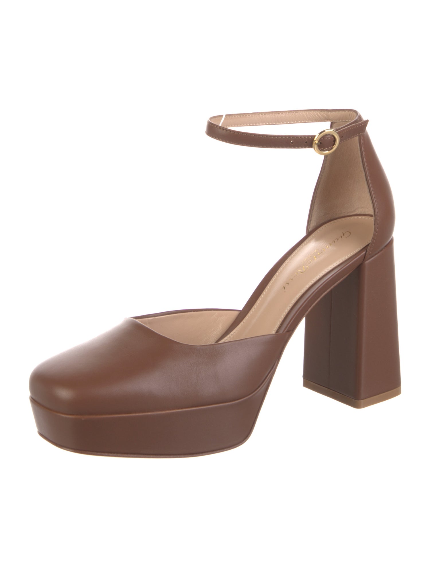 Gianvito Rossi Leather D'Orsay Pumps