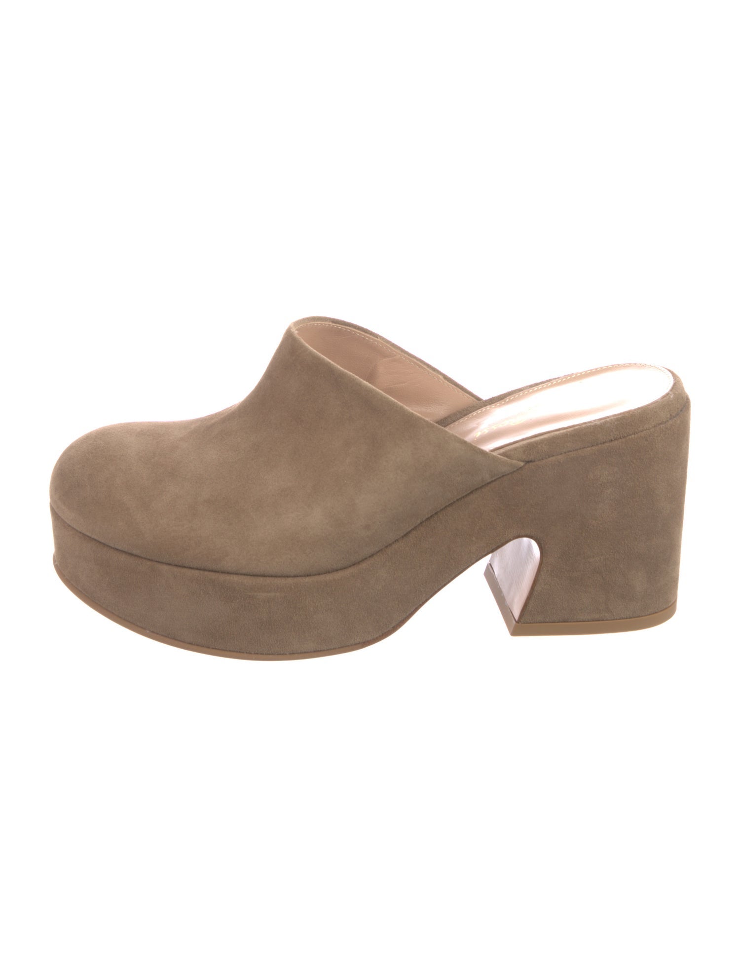 Gianvito Rossi Suede Mules w/ Tags