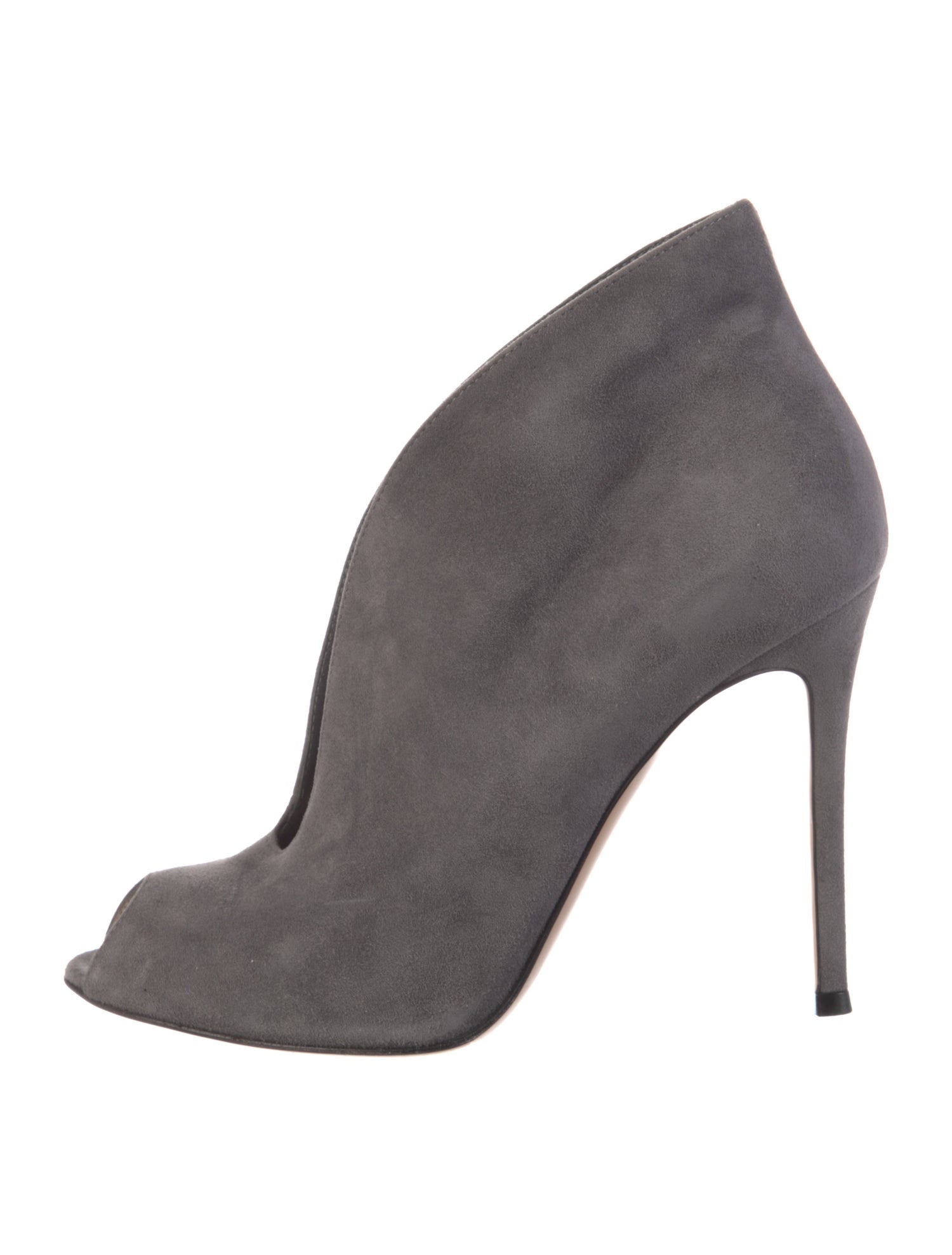 Gianvito Rossi Suede D'Orsay Pumps