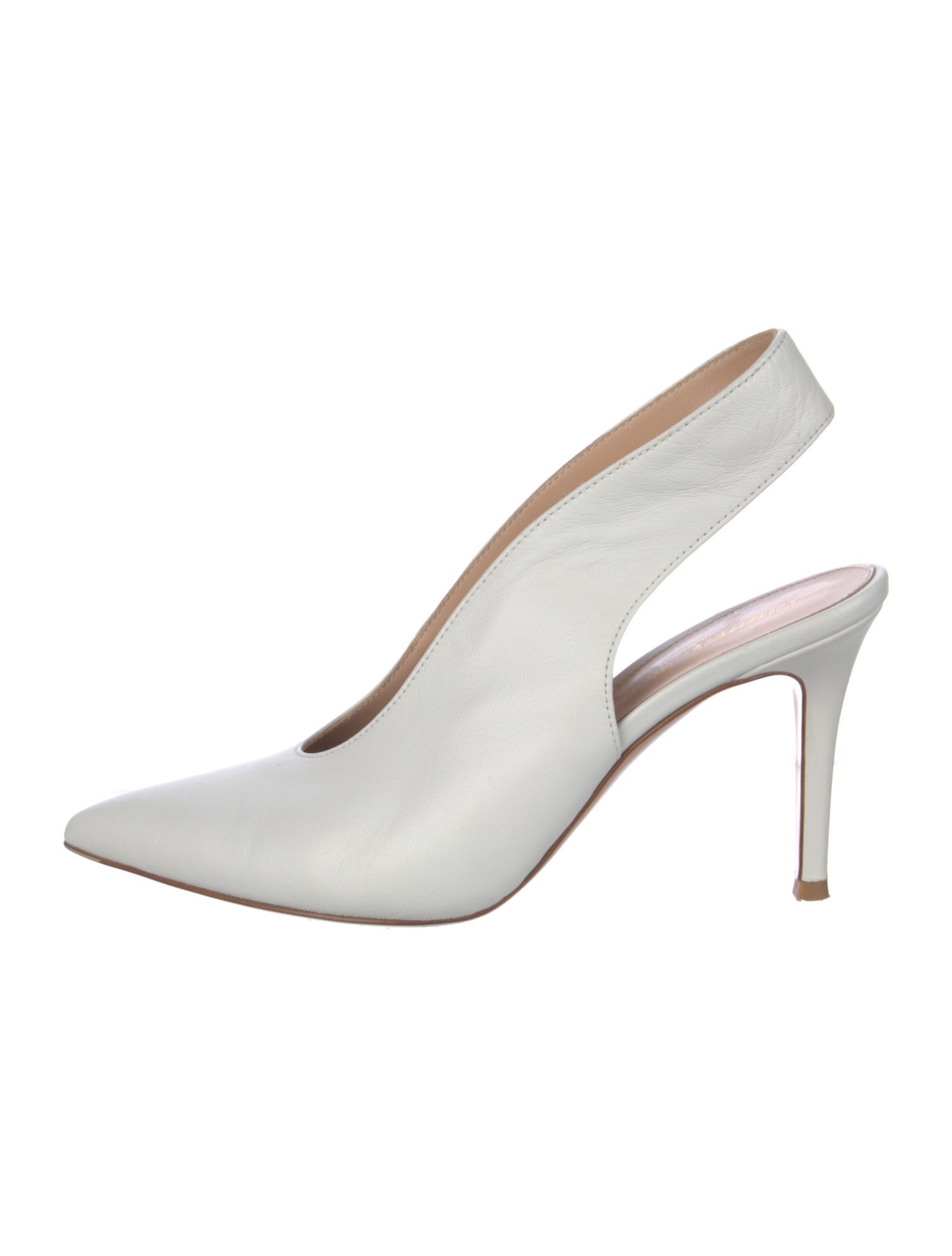 Gianvito Rossi Leather Slingback Pumps