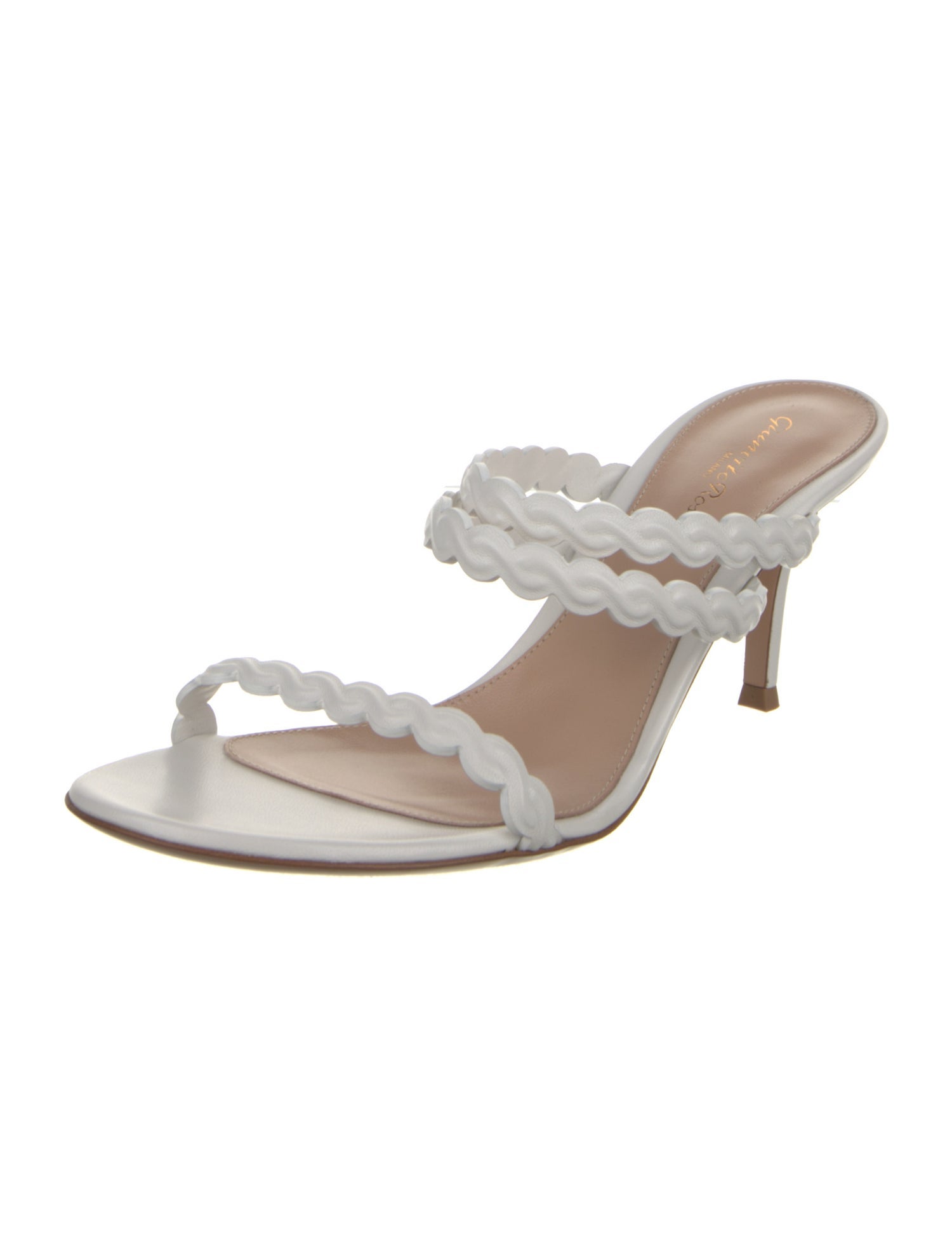 Gianvito Rossi Leather Slides