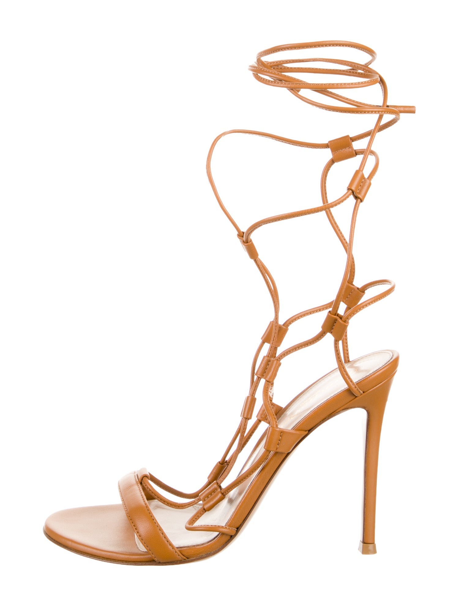 Gianvito Rossi Leather Gladiator Sandals