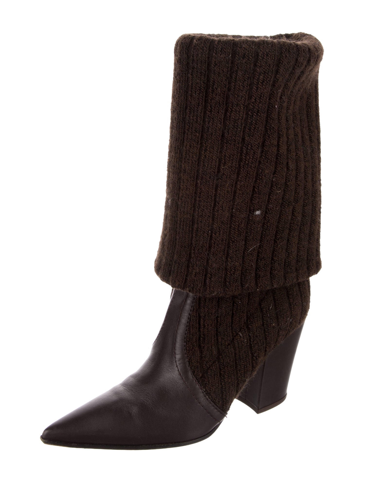 Gianvito Rossi Leather Sock Boots
