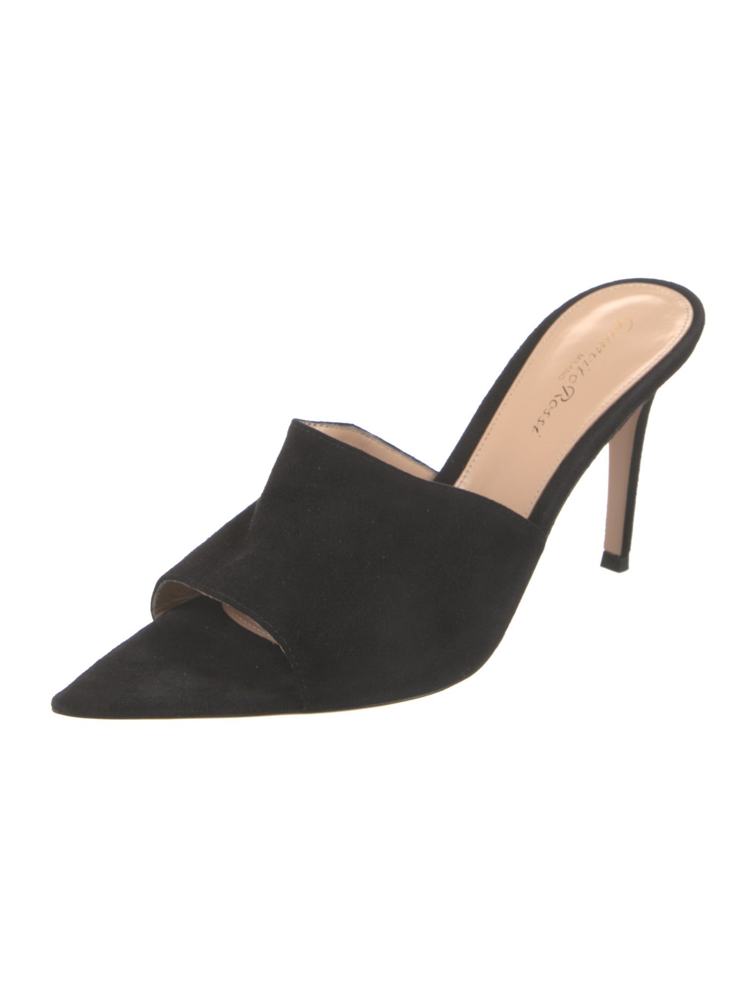 Gianvito Rossi Suede Slides