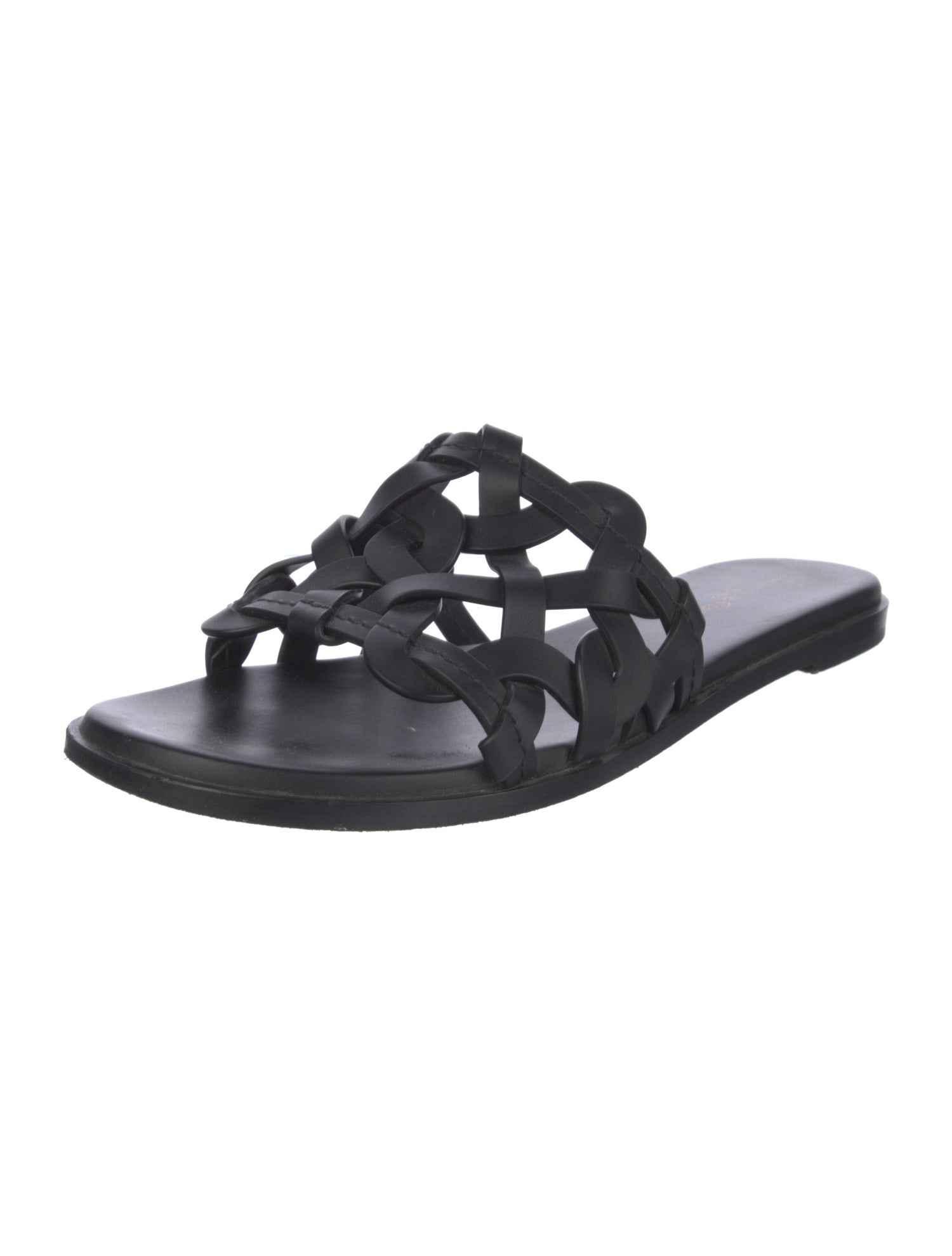 Gianvito Rossi Leather Slides