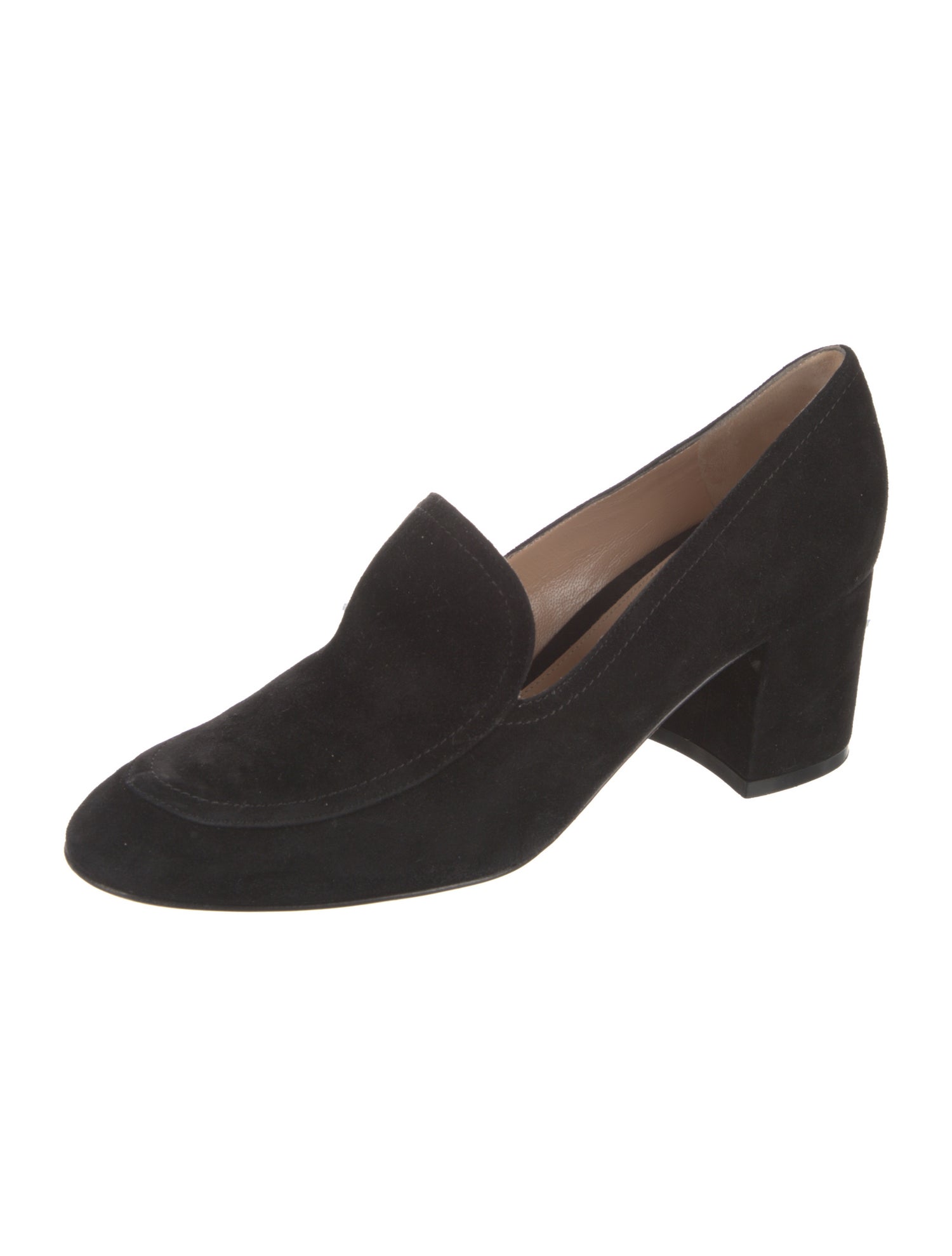 Gianvito Rossi Suede Loafers