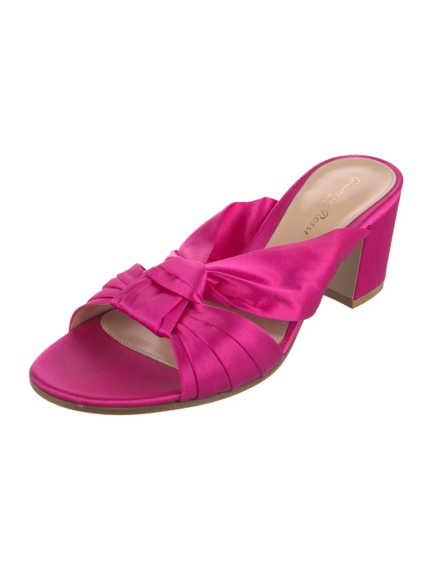 Gianvito Rossi Satin Slides